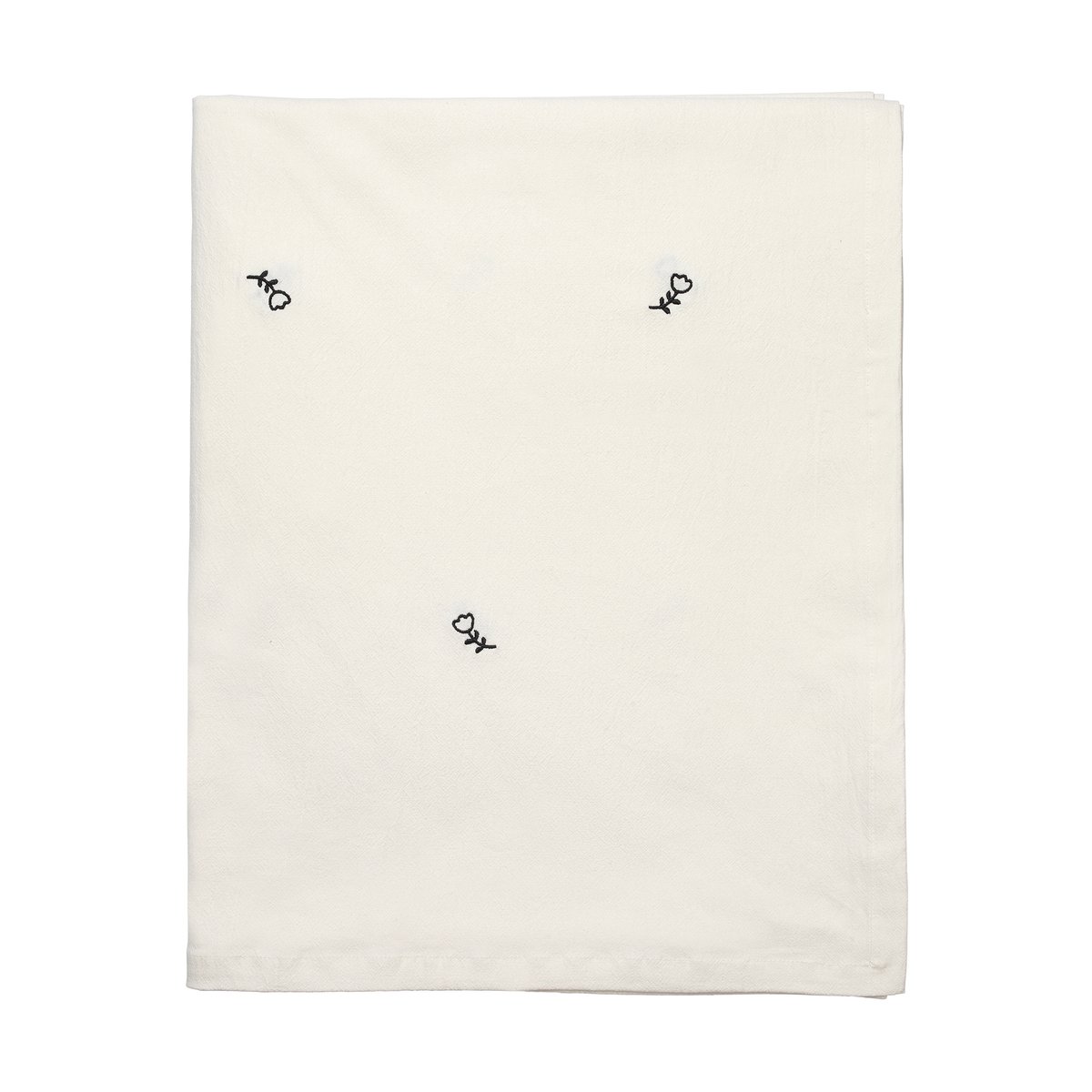 Broste Copenhagen Nappe Mai 160x300 cm, black-off white