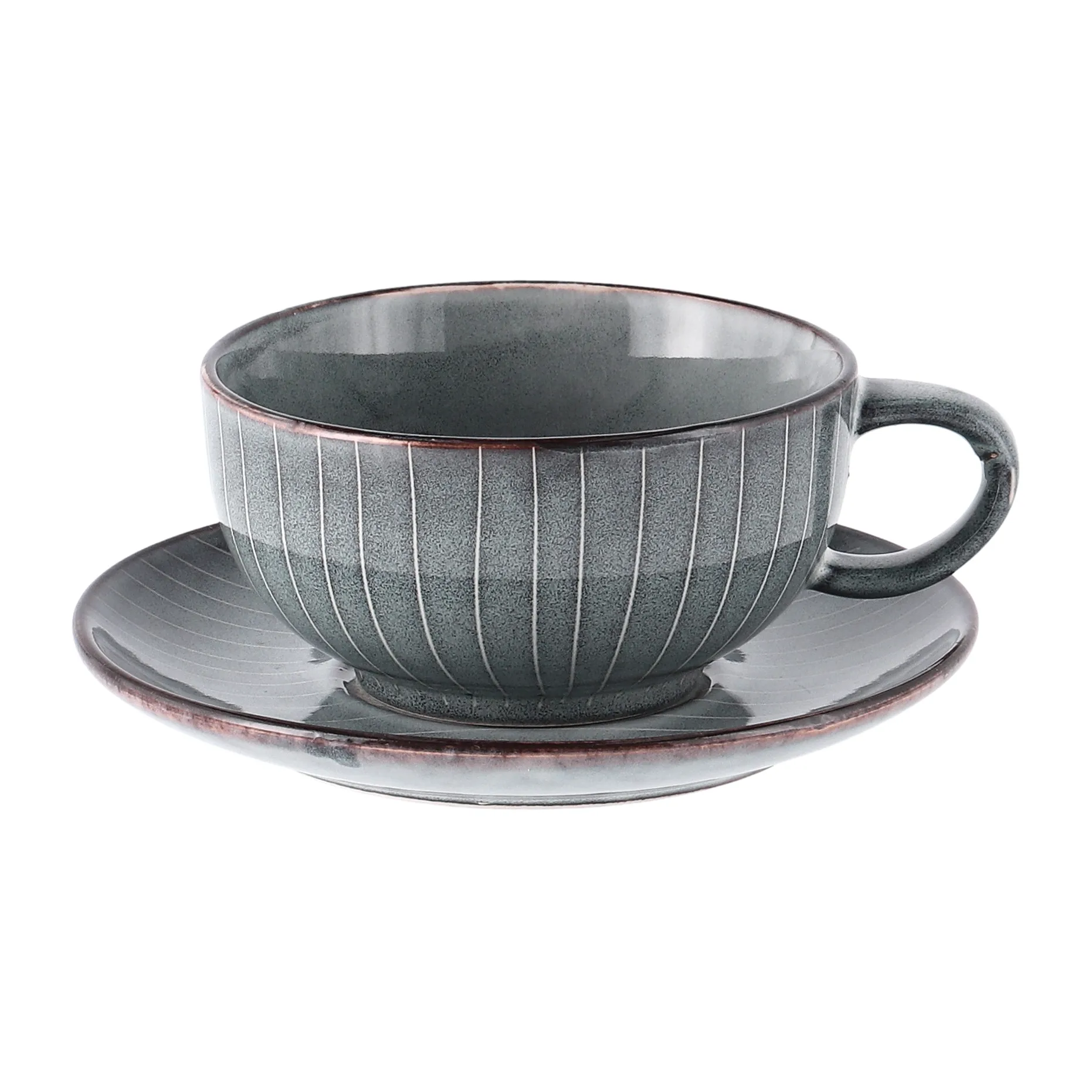 Nordic Sea tasse à thé et soucoupe, 5,8 cm Broste Copenhagen