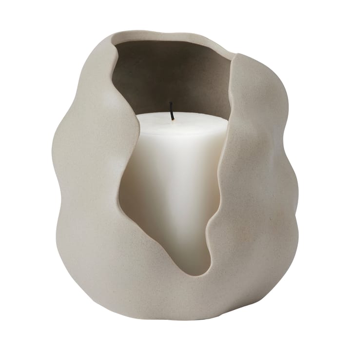 Photophore Hekla Ø16 cm, Dove grey Broste Copenhagen
