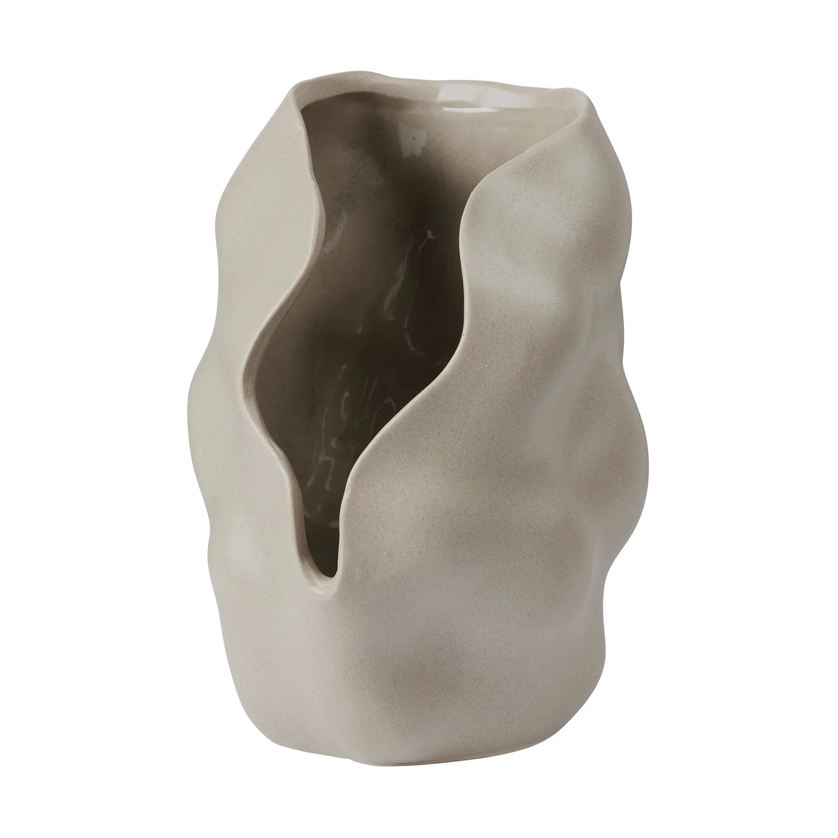 Photophore Hekla Hurricane Ø18,6 cm, Dove grey Broste Copenhagen