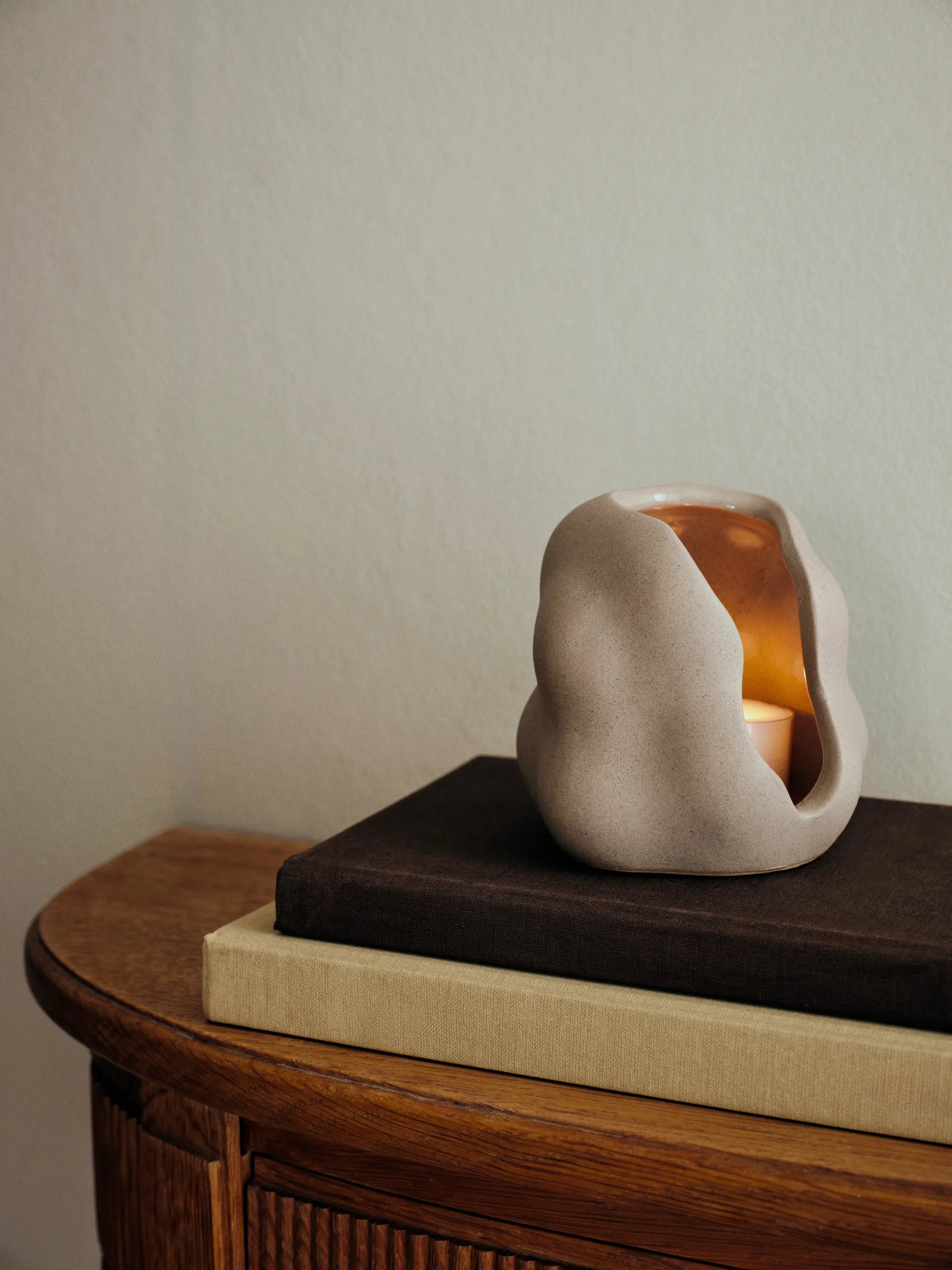 Photophore Hekla Hurricane, Dove Grey Broste Copenhagen