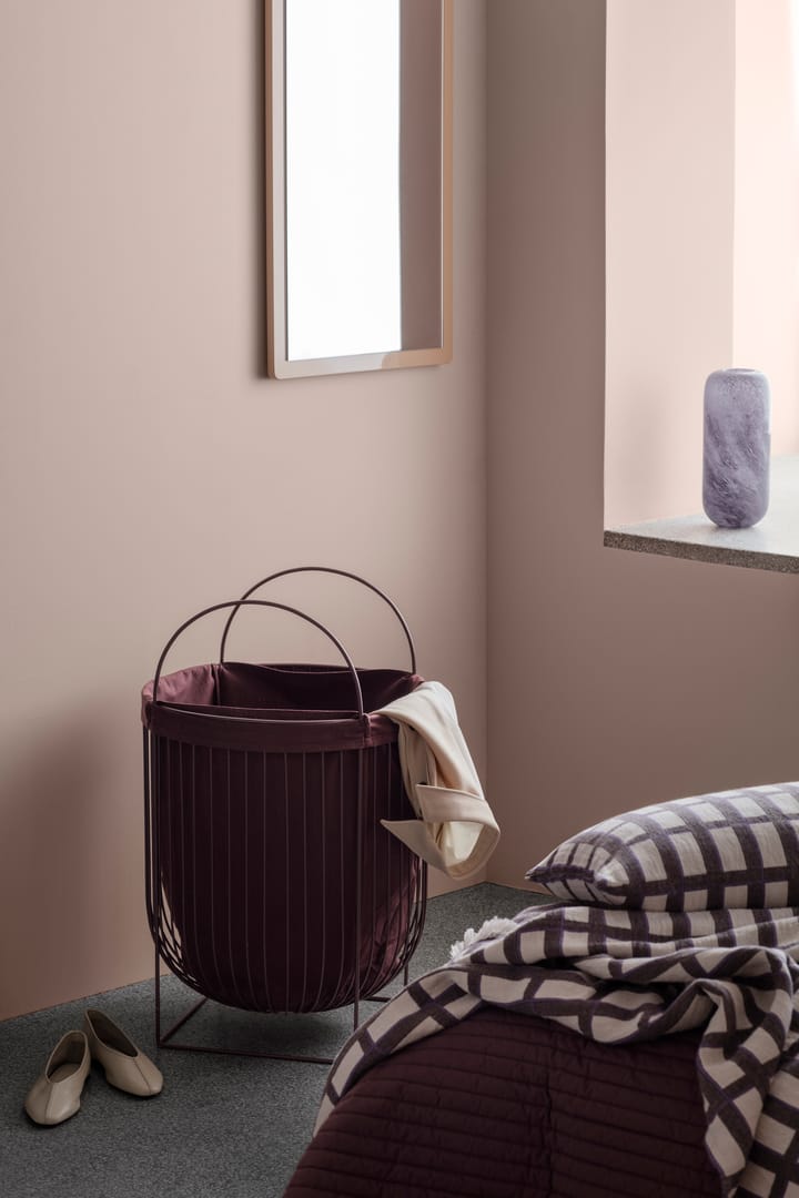 Plaid en laine Isa 130x180 cm, Decadent cocolate-purple Broste Copenhagen