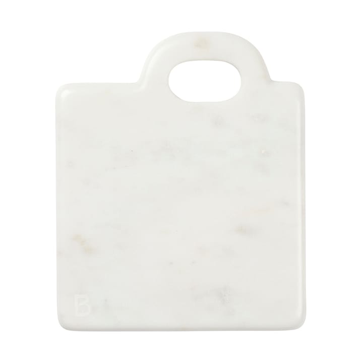 Planche à découper Olina 14x17 cm - White marble - Broste Copenhagen