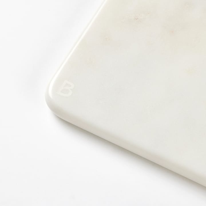Planche à découper Olina 14x17 cm - White marble - Broste Copenhagen