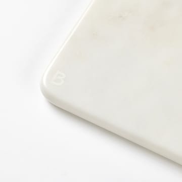 Planche à découper Olina 14x31 cm - White marble - Broste Copenhagen