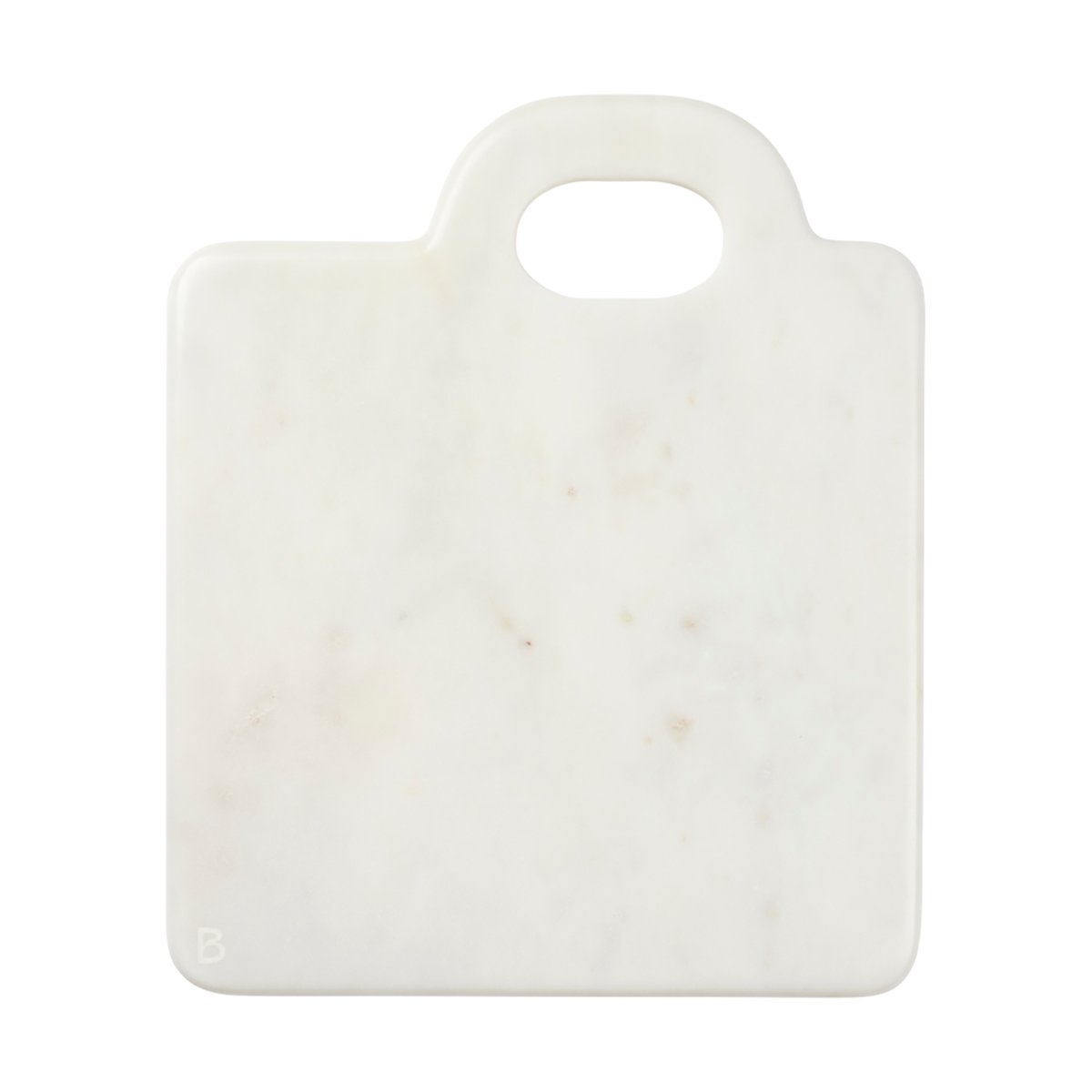 broste copenhagen planche à découper olina de 26x30 cm white marble