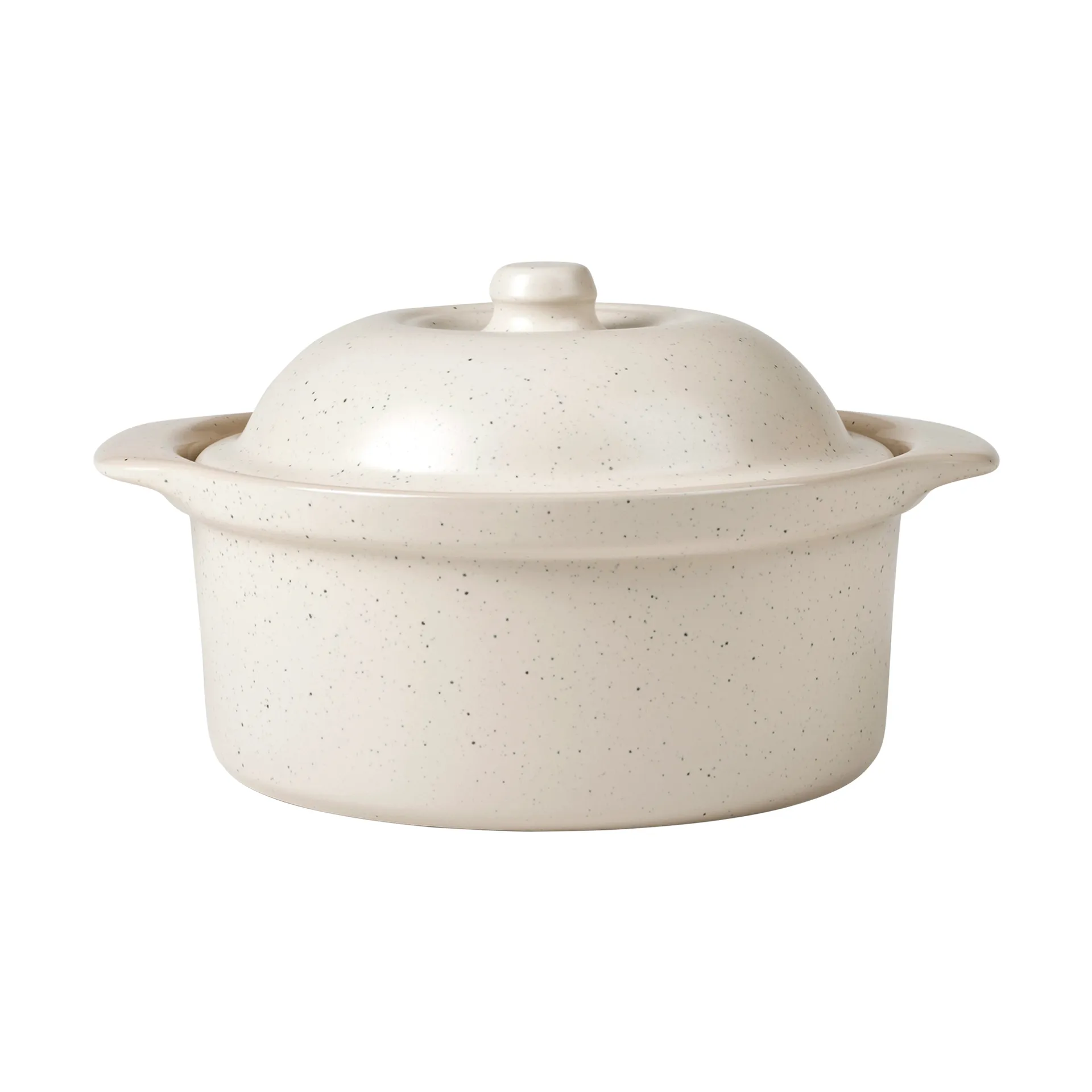 Plat à four Vig avec couvercle 20.5x24 cm, Beige Broste Copenhagen