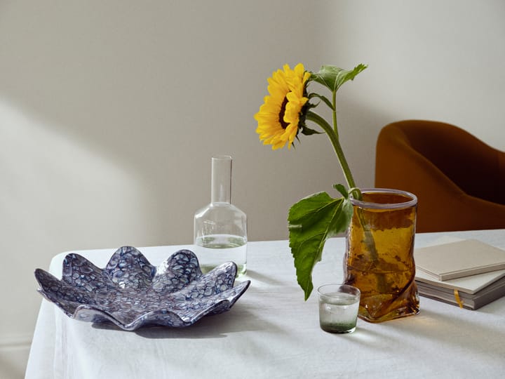 Plat de décoration Lilja Ø38 cm, Intense blue-white Broste Copenhagen