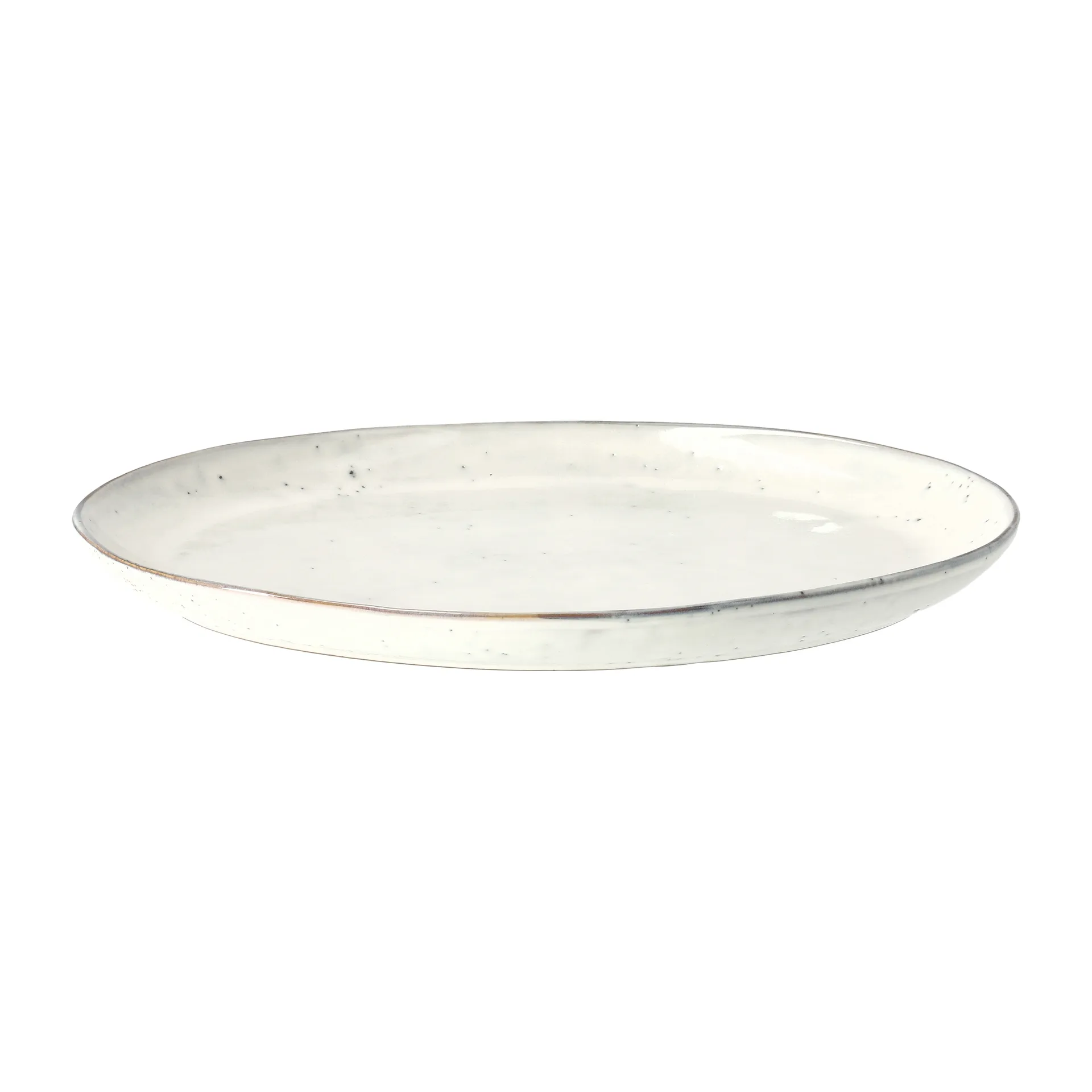 Plat de service oval Nordic Sand, 26,5x35,5 cm Broste Copenhagen