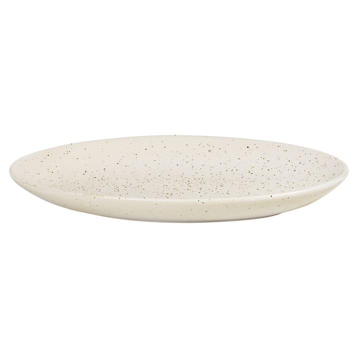 Plat oval Nordic Vanilla 22 cm - Cream with grains - Broste Copenhagen