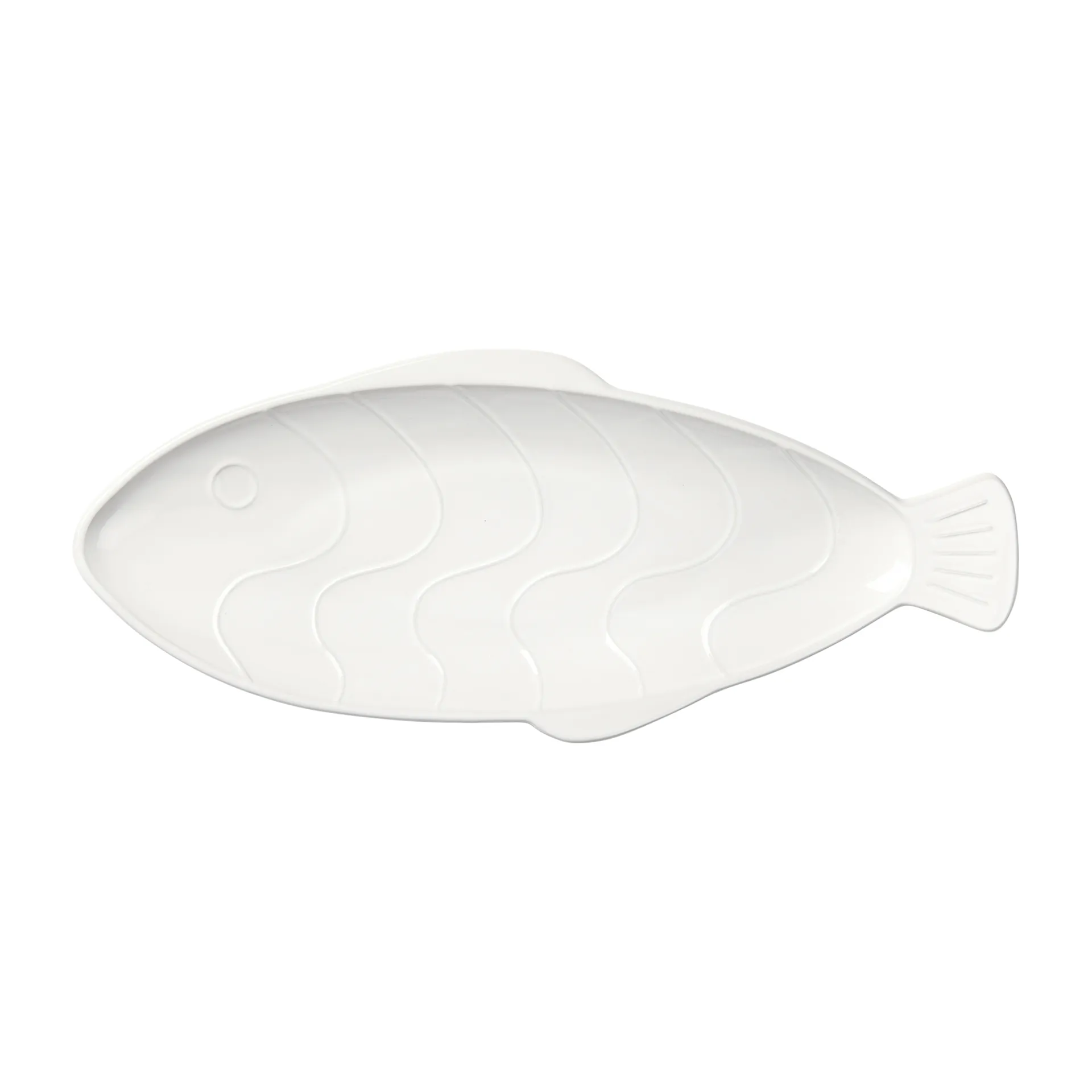 Plat Pesce 17,6x41,4 cm, Transparent white Broste Copenhagen