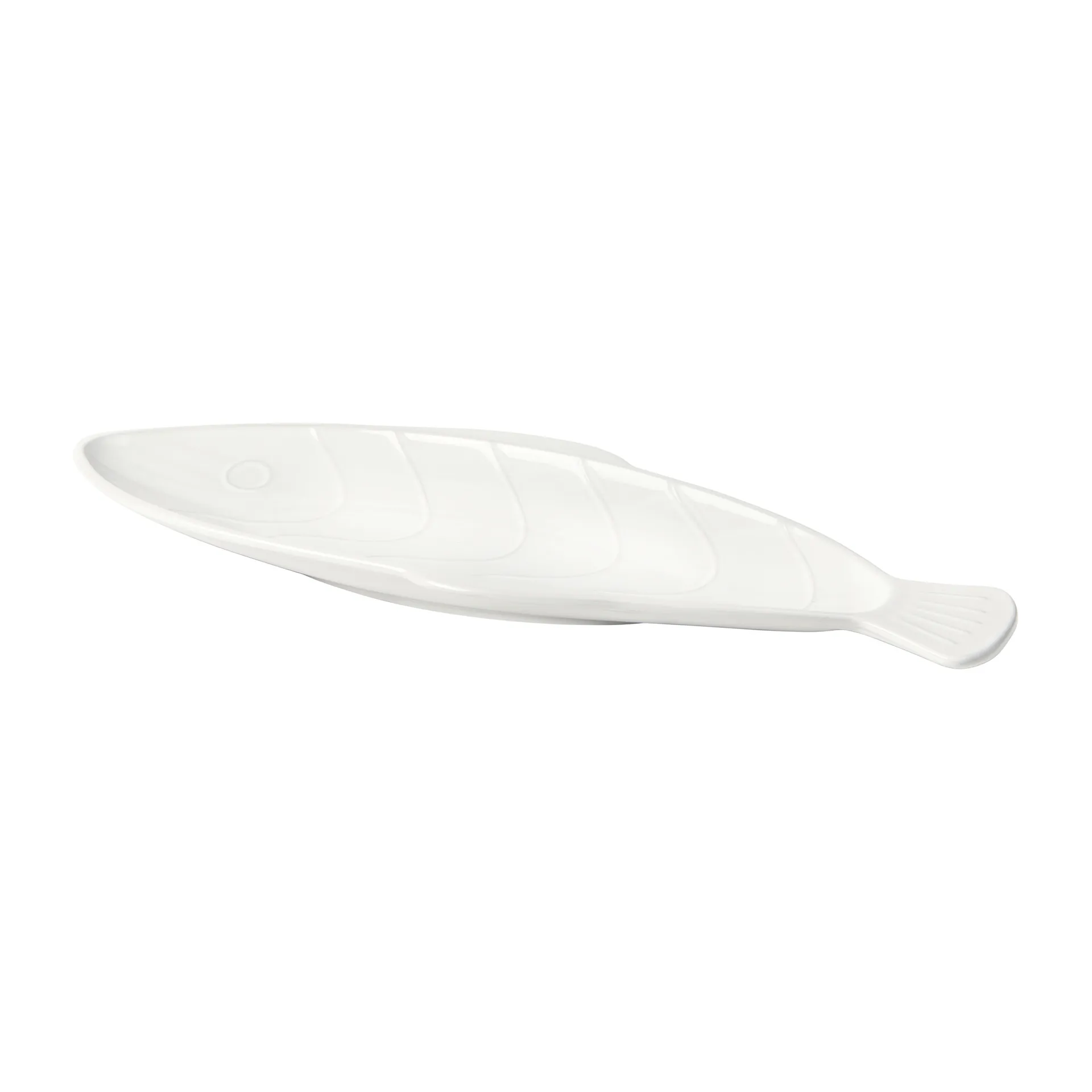 Plat Pesce 17,6x41,4 cm, Transparent white Broste Copenhagen