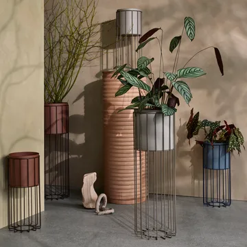 Pot avec support Fenja 2 pièces - Rustic brown - Broste Copenhagen