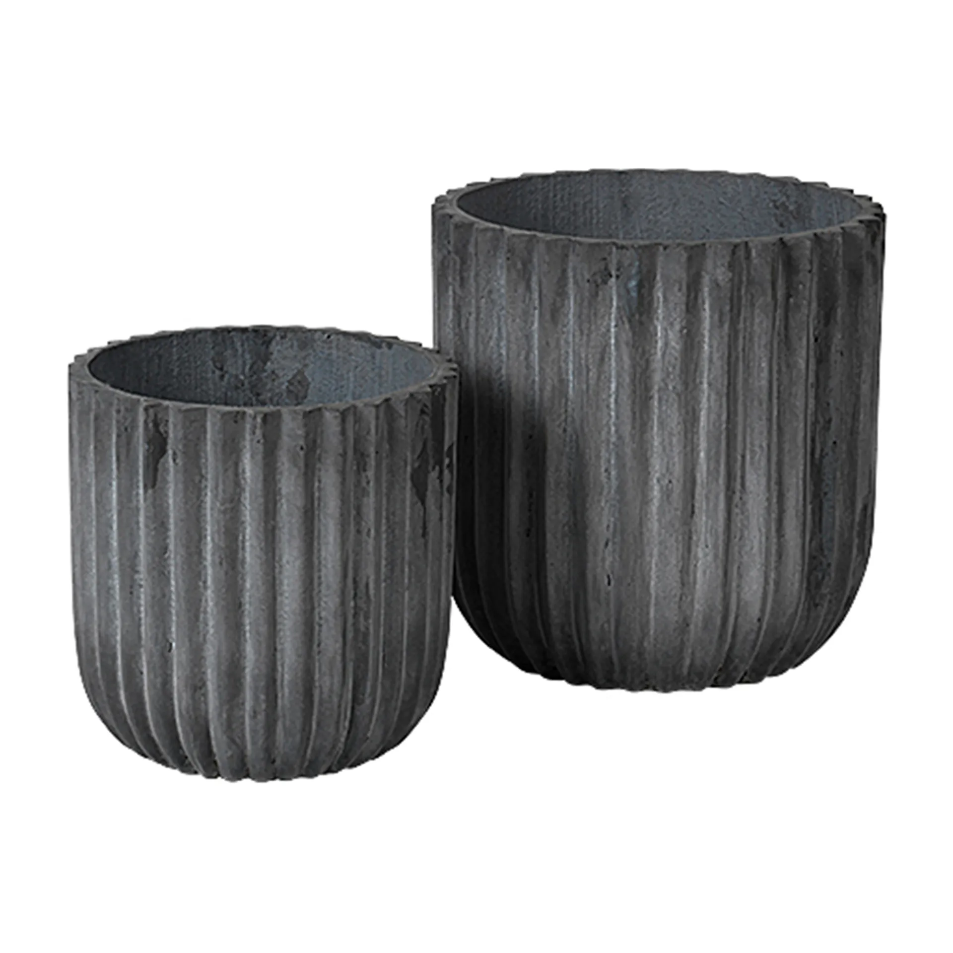 Pot Fiber Lot de 2, Charcoal Broste Copenhagen