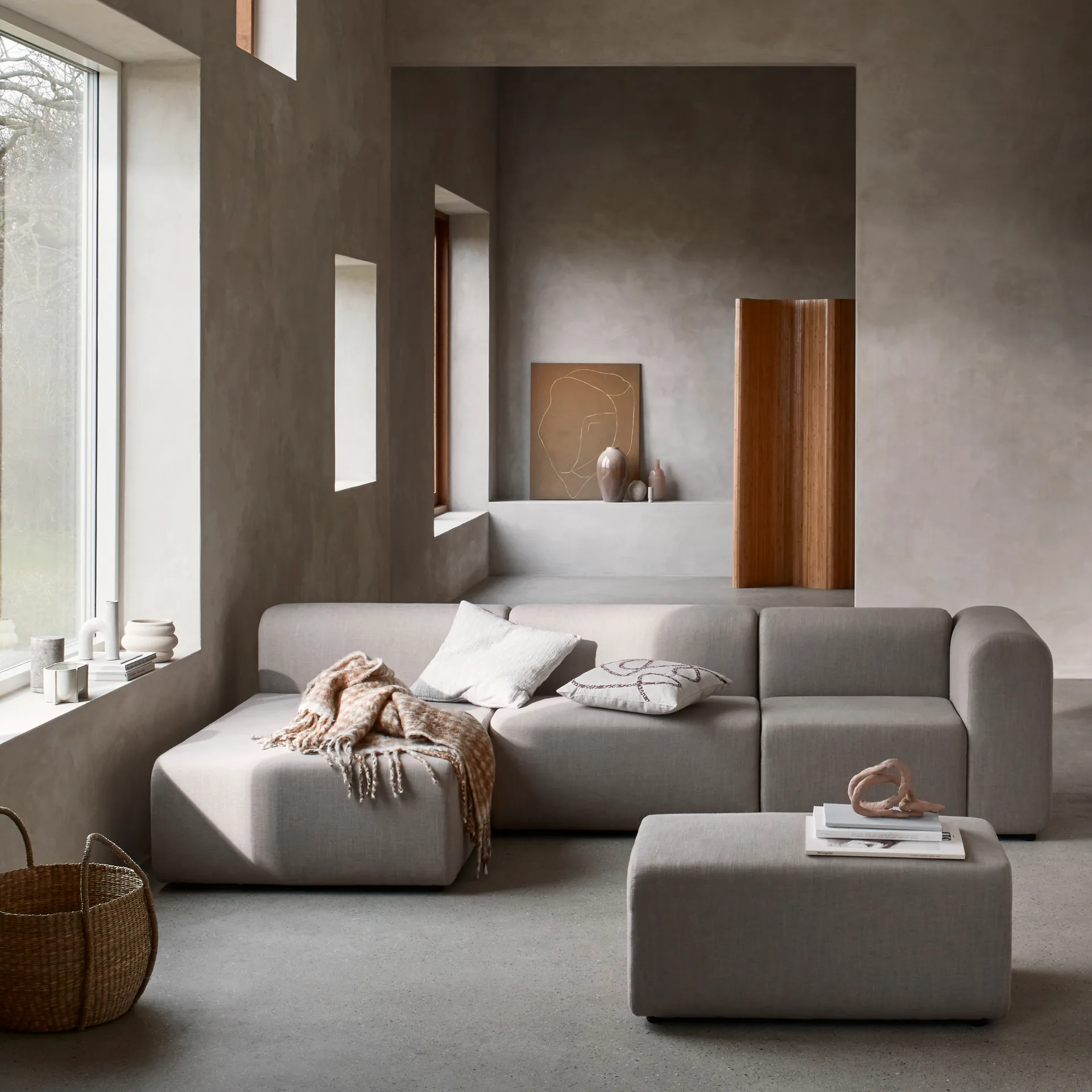 Pouf modulaire Lagoon, Latte Broste Copenhagen