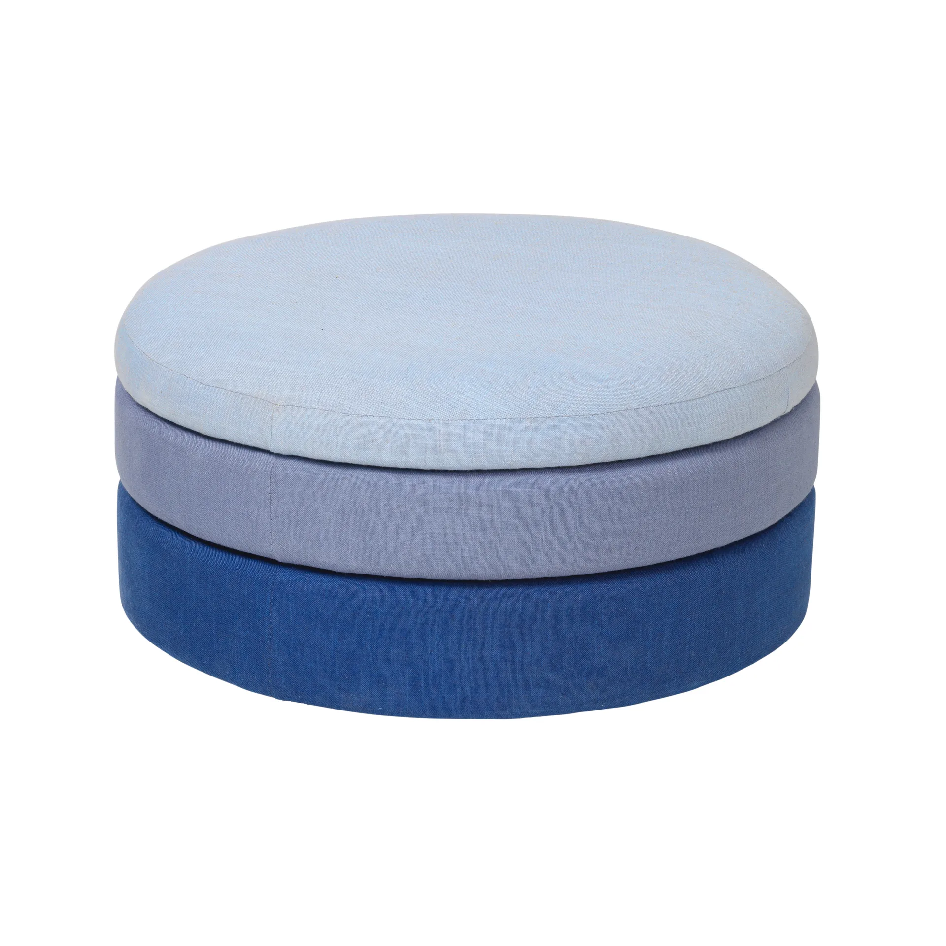 Pouf Pond 30 cm, Teintes bleutées Broste Copenhagen