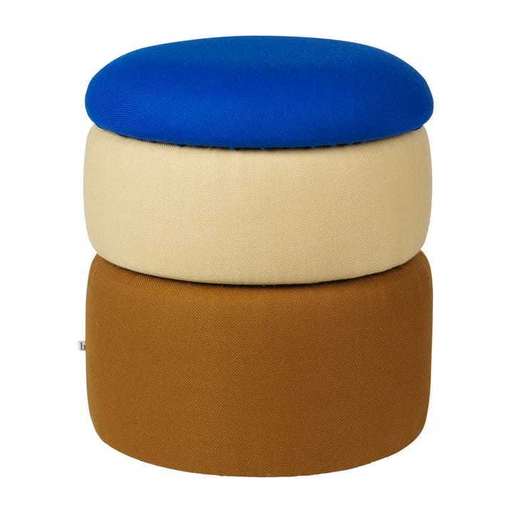 Pouf Pond 42 cm - Blue-sand-ochre - Broste Copenhagen