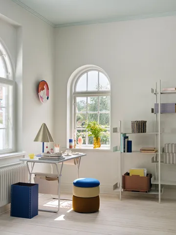 Pouf Pond 42 cm - Blue-sand-ochre - Broste Copenhagen