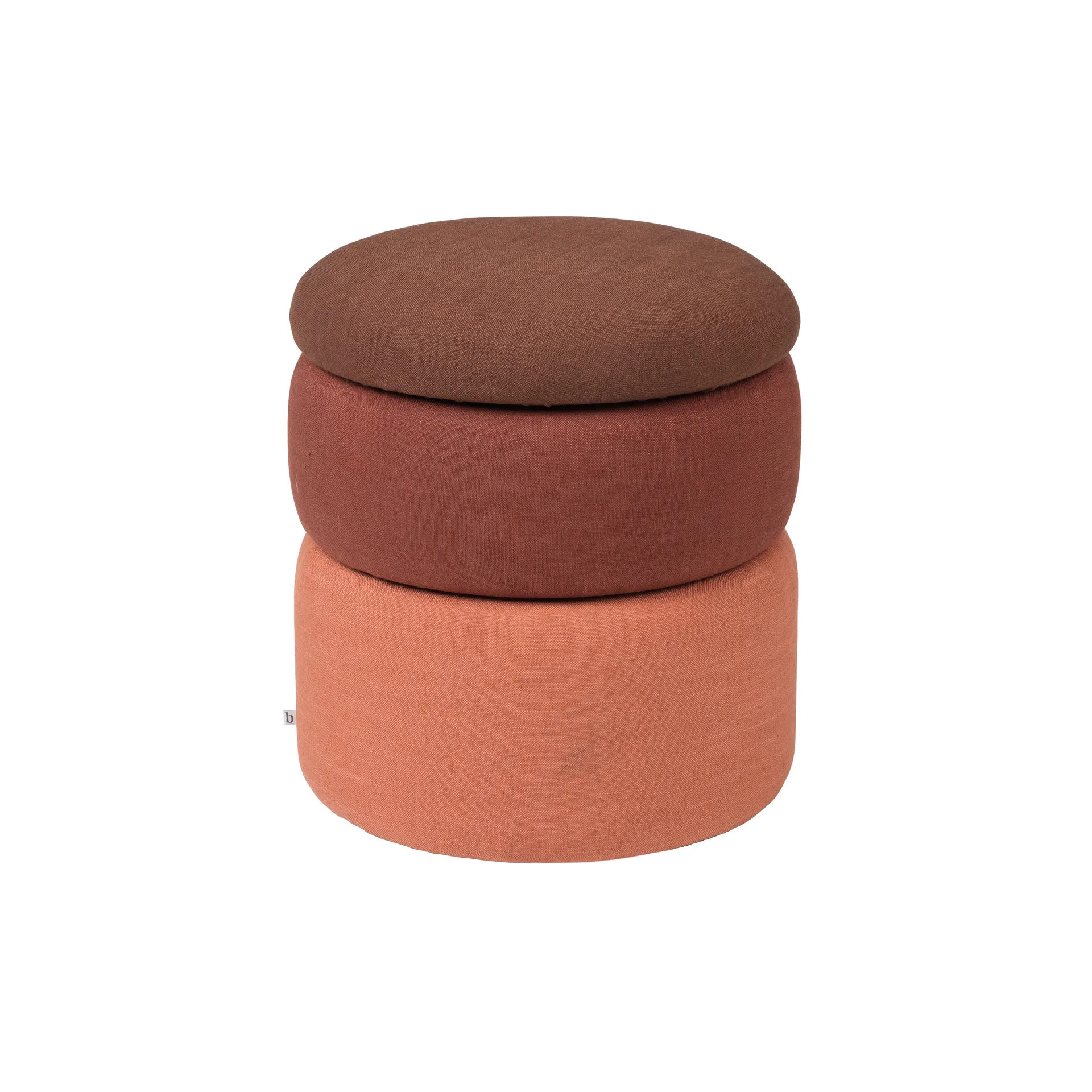 Pouf Pond 42 cm, Teintes rouillées Broste Copenhagen