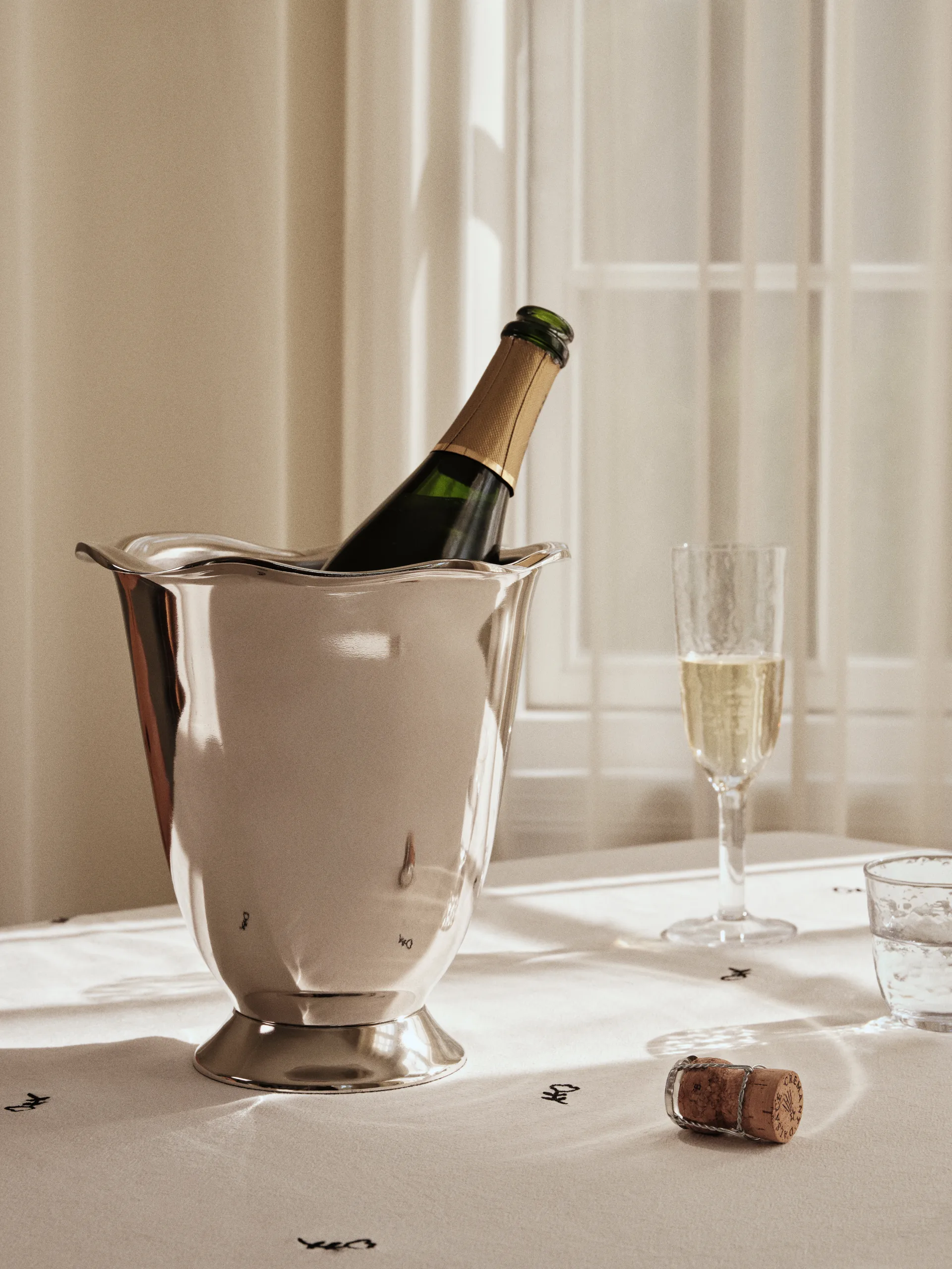 Rafraîchisseur à vin Beatrice Ø23x23 cm, Aluminium Broste Copenhagen