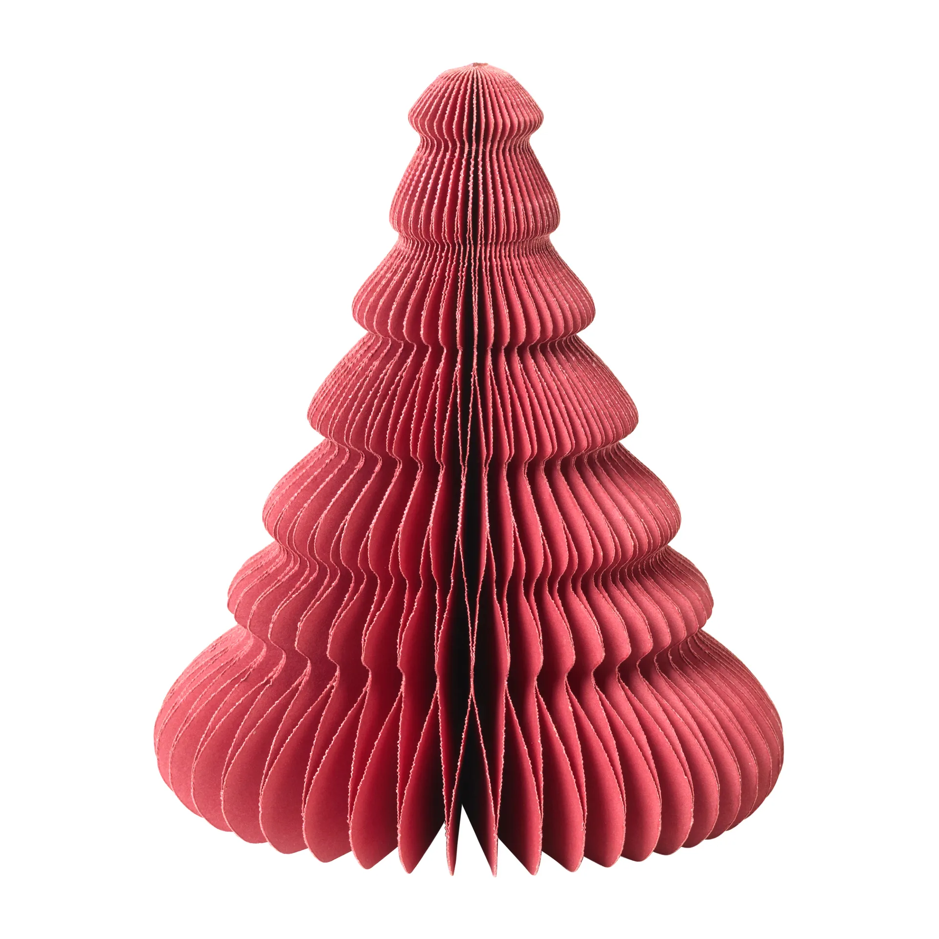 Sapin en papier Tree 15 cm, Pompeian red Broste Copenhagen