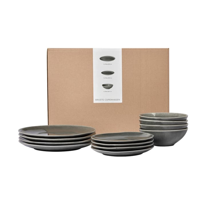 Service de vaisselle Nordic Rain, 12 pièces Broste Copenhagen