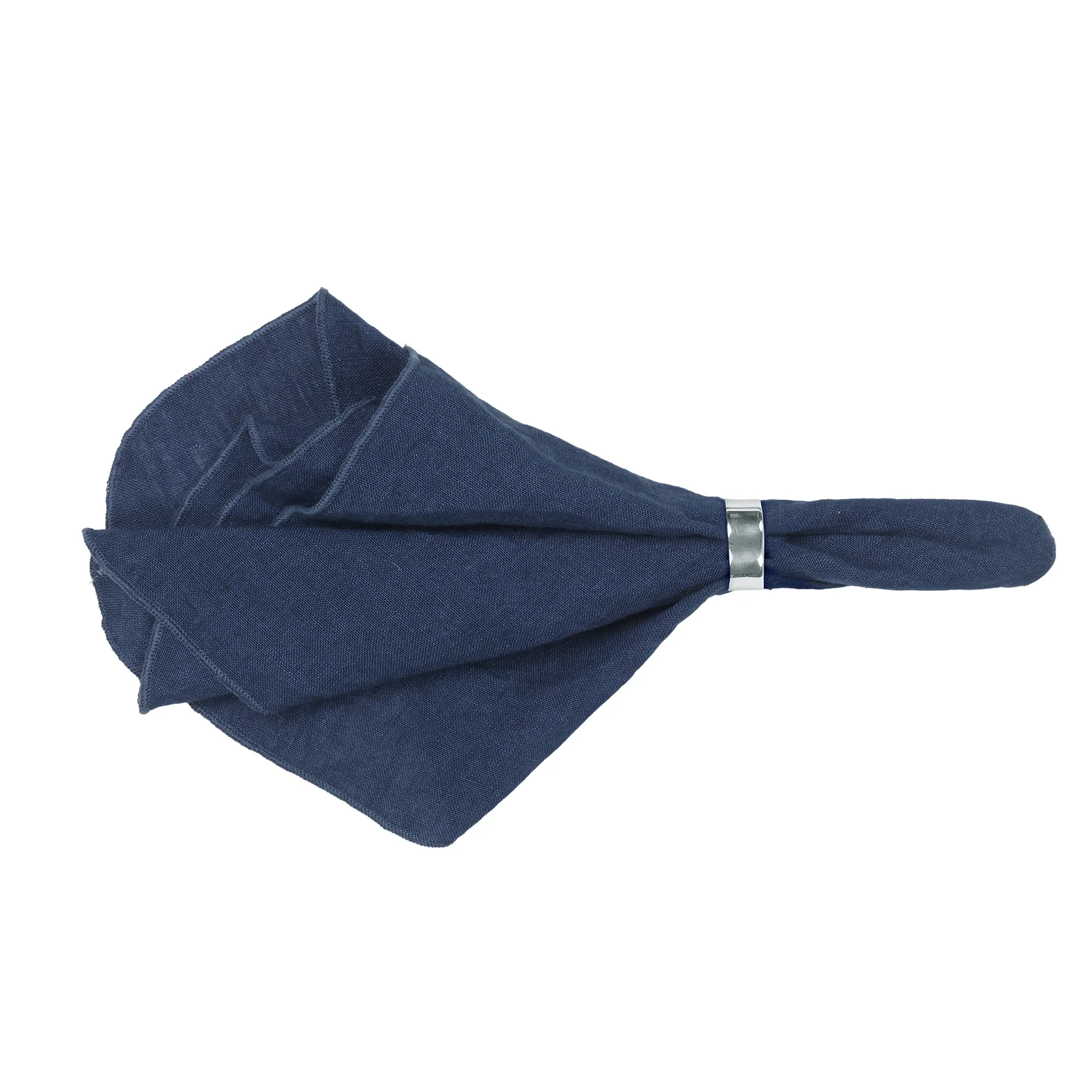 Serviette en lin Gracie, Bleu foncé (Insignia blue) Broste Copenhagen