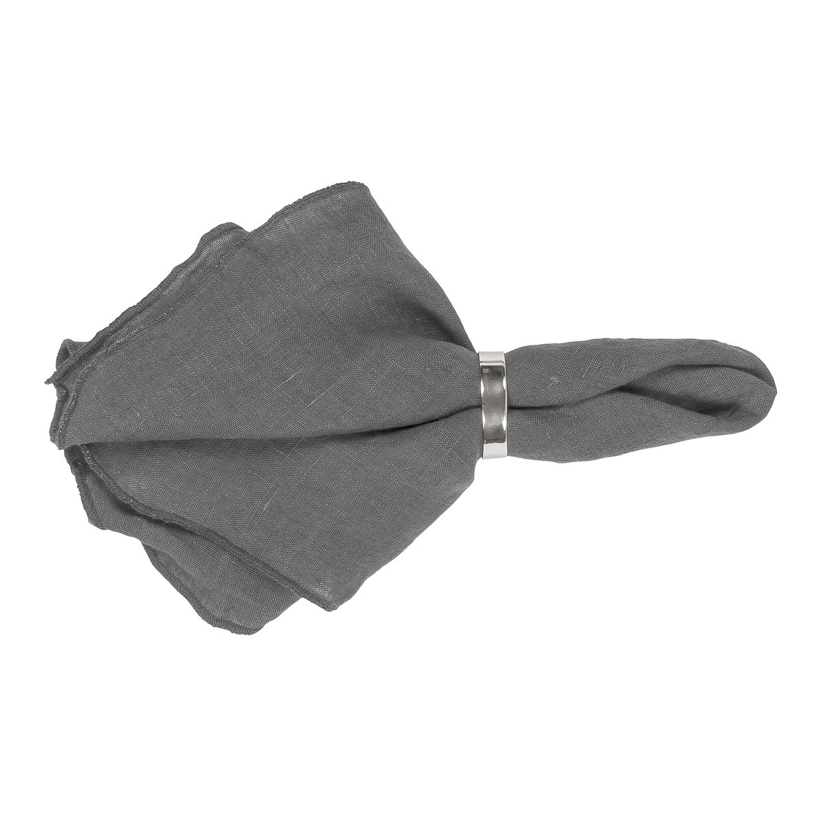 Broste Copenhagen Serviette en lin Gracie gris | Design Scandinave | Serviettes en lin & en coton | Gris