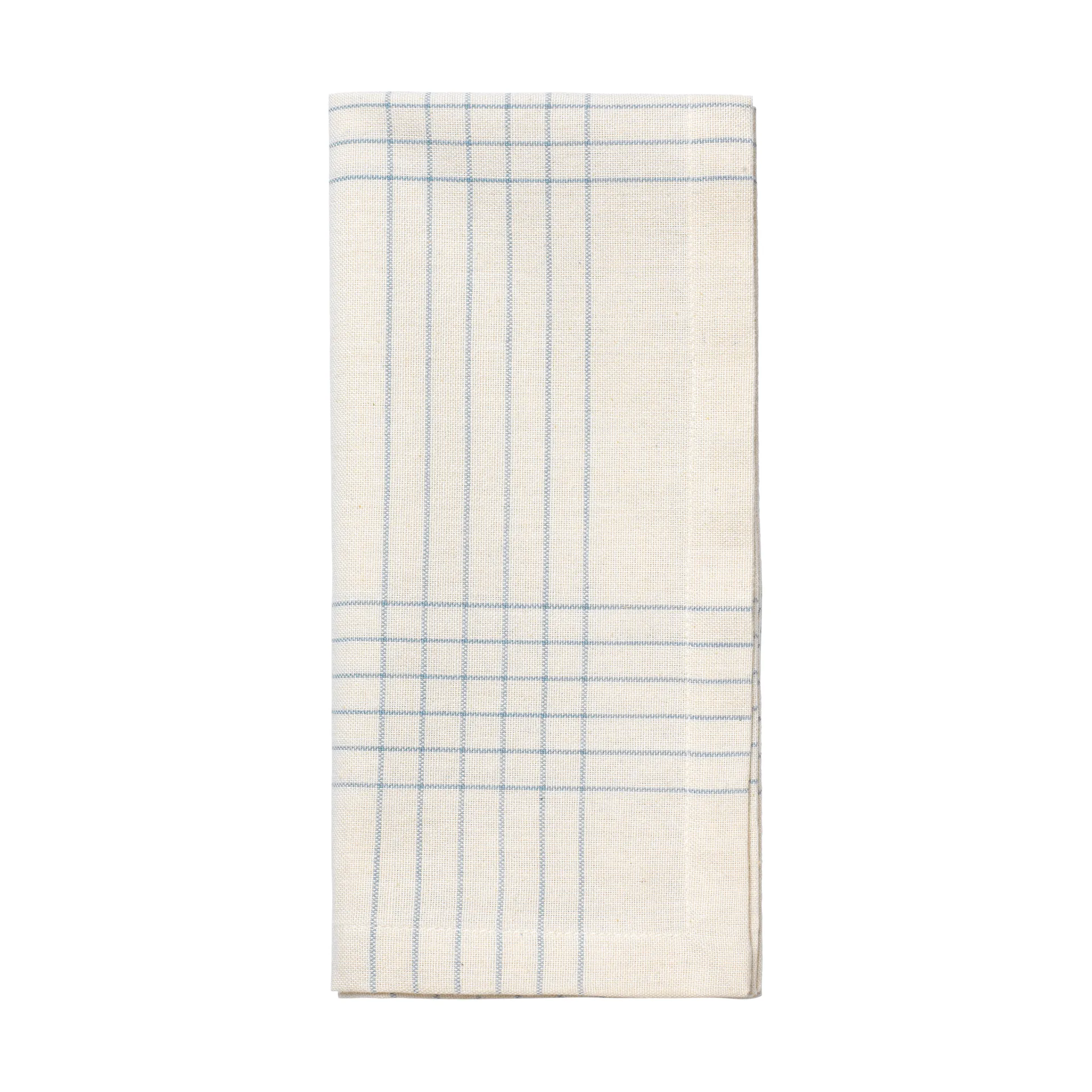 Serviette en tissu Alice 45x45 cm, Dusty blue-natural Broste Copenhagen