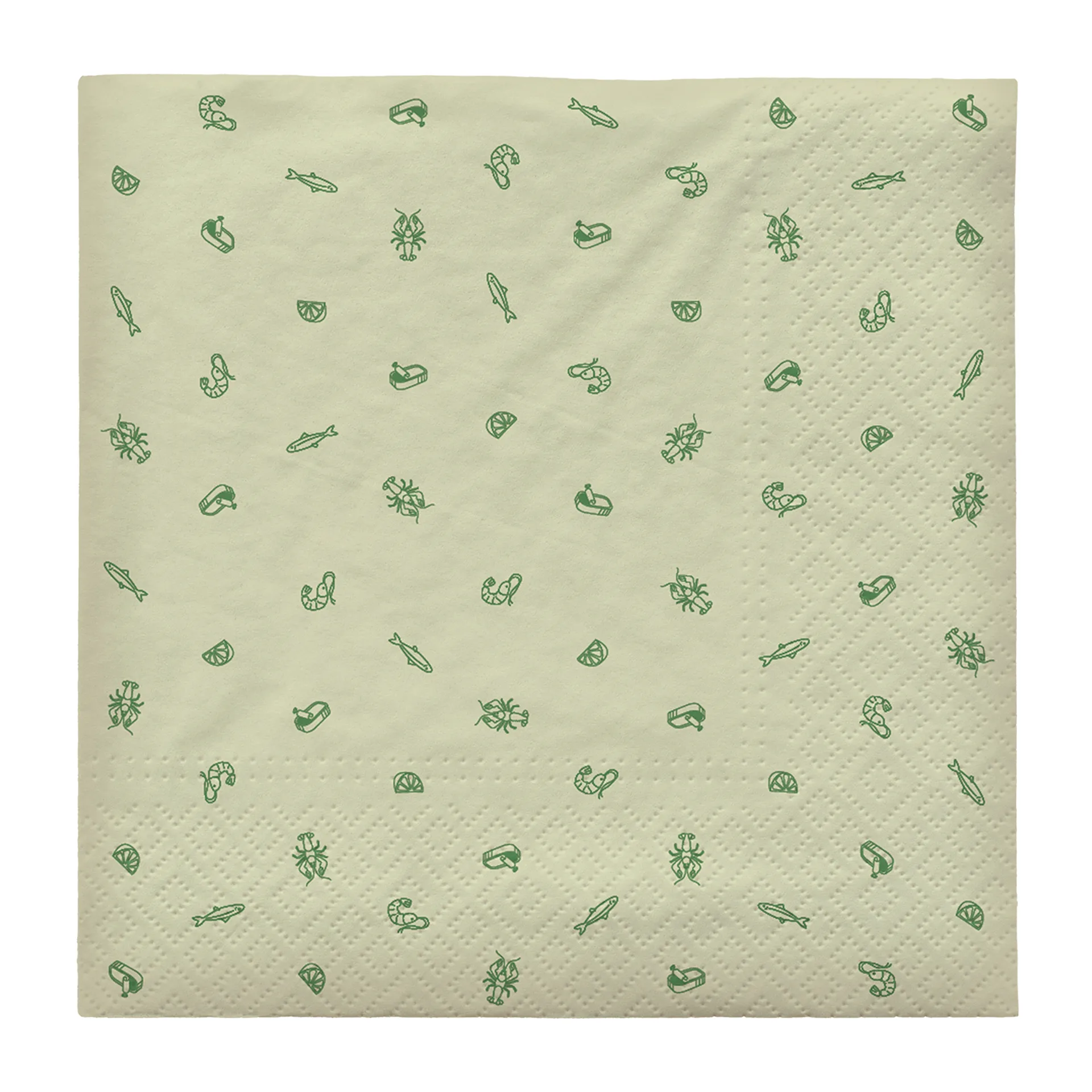 Serviette Solstickan 33x33 cm, lot de 20, Jelly green Broste Copenhagen