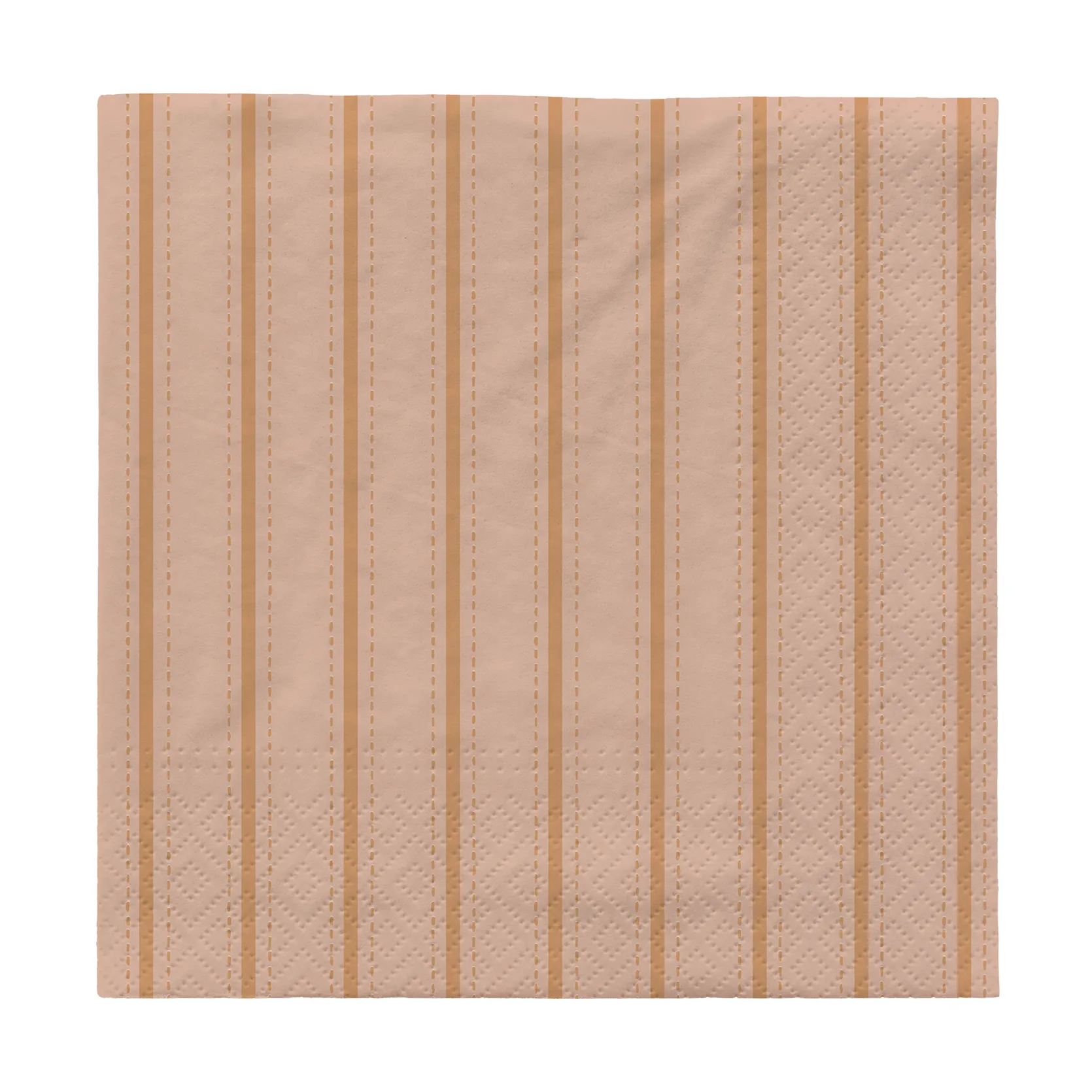 Serviettes Dolly 33x33 cm 20 pièces, Soft pink-cinnamon sand Broste Copenhagen