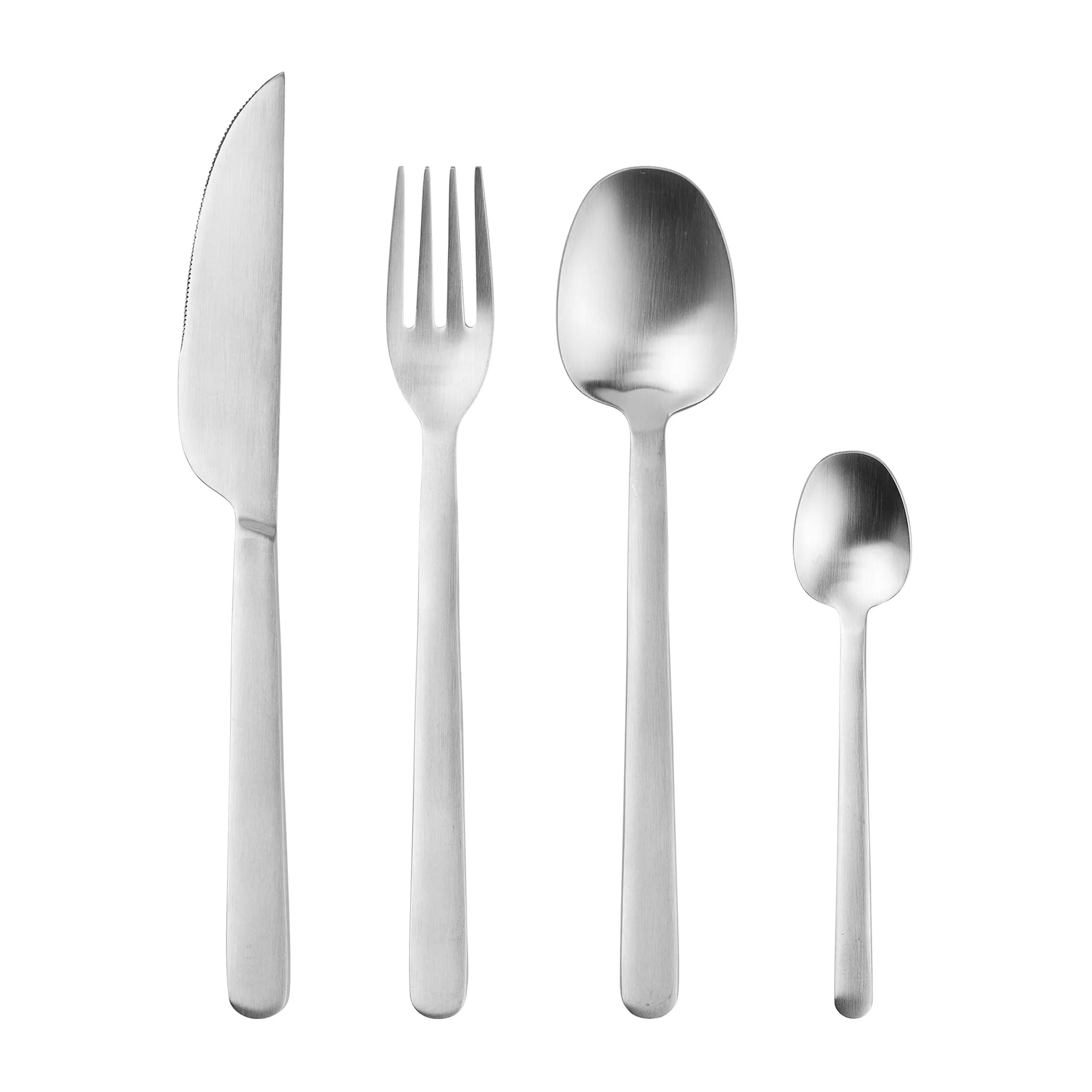 Set de couverts Nordic Bistro 16 pièces, Mat satin Broste Copenhagen