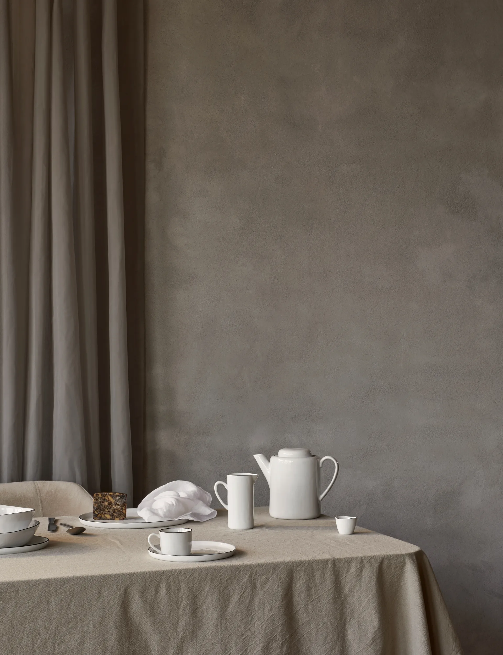 Set de vaisselle Nordic Salt, 12 pièces Broste Copenhagen