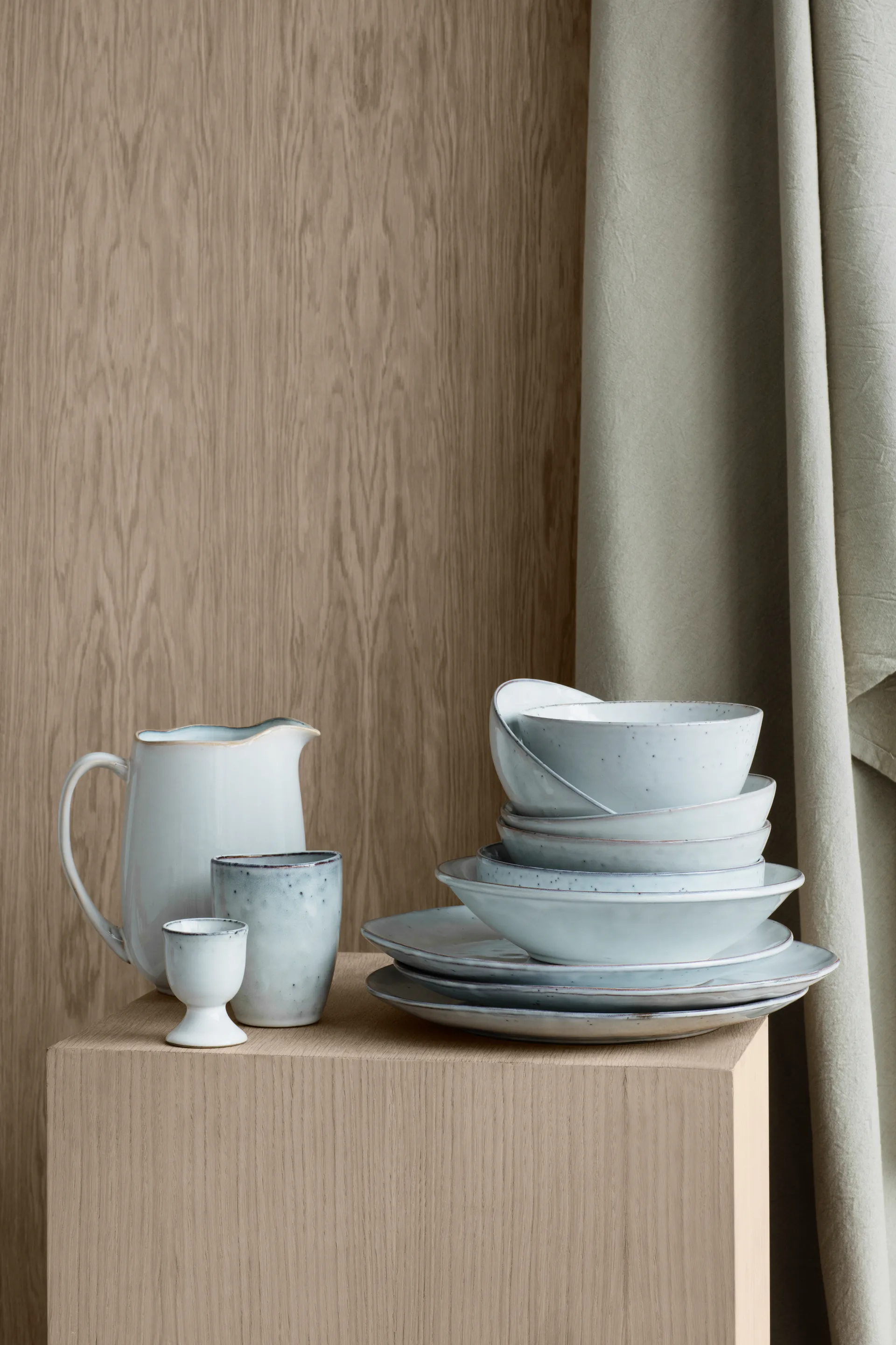 Set de vaisselle Nordic Sand, 12 pièces Broste Copenhagen