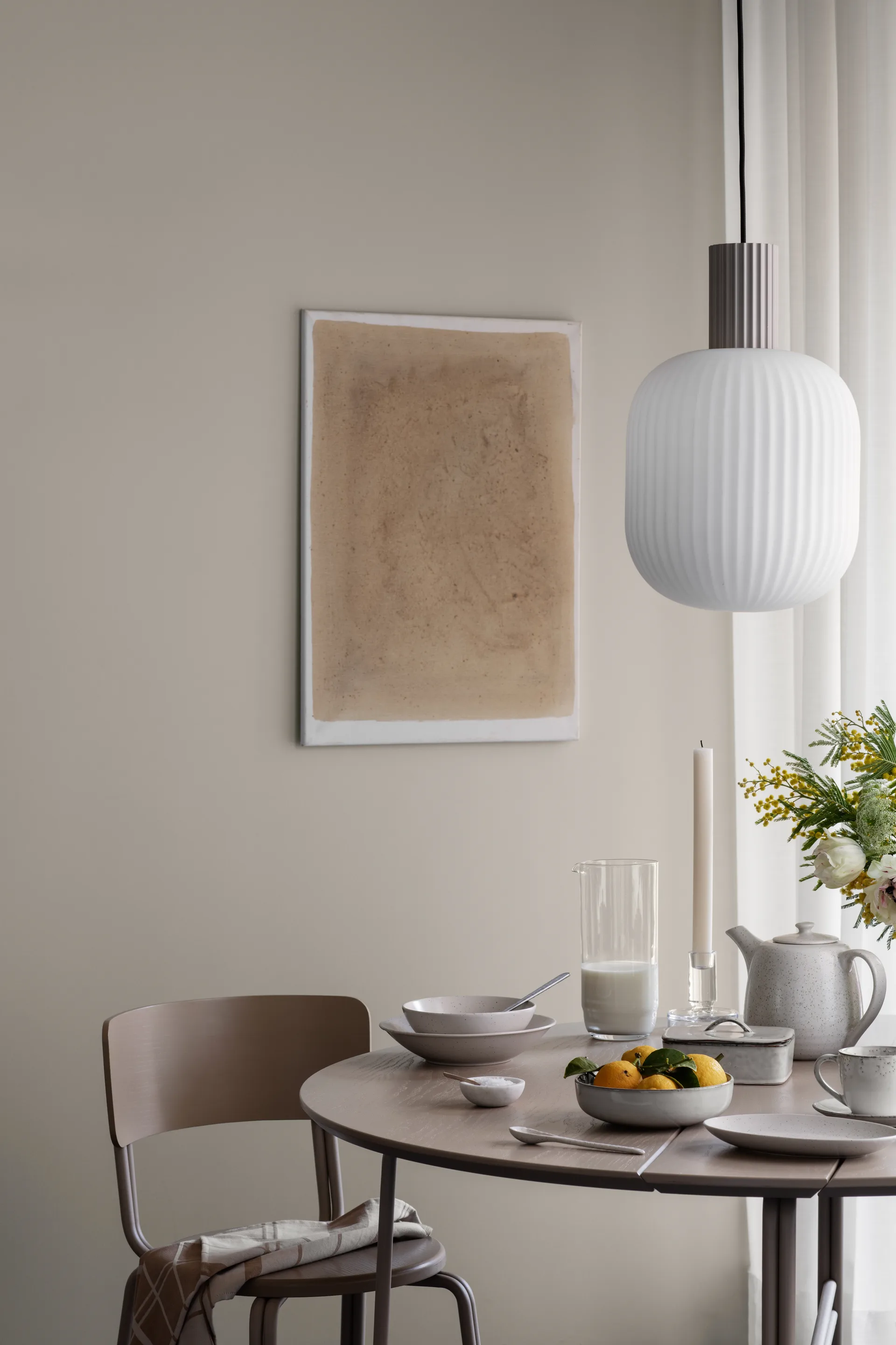 Set de vaisselle Nordic Vanilla, 12 pièces Broste Copenhagen