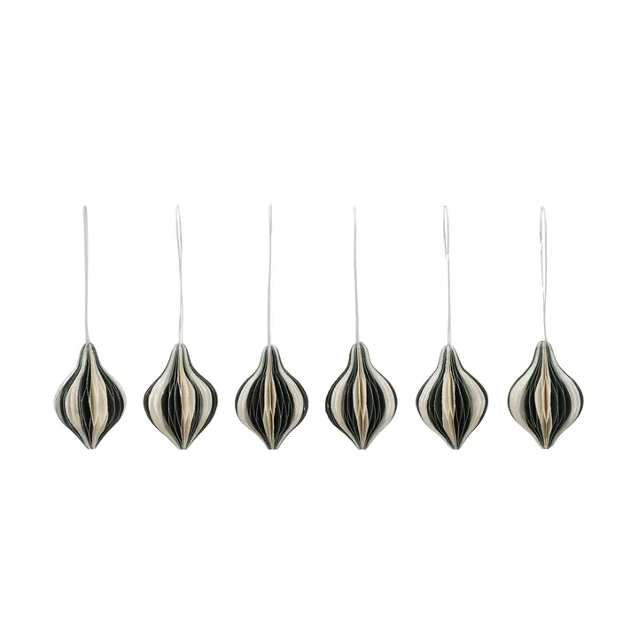 Spira suspension de Noël - Deep Forest-Off White - Broste Copenhagen