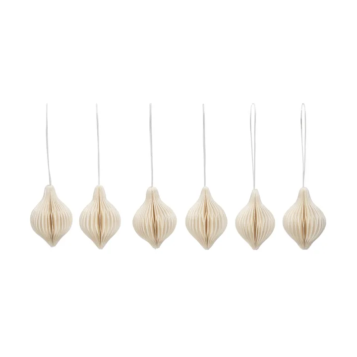 Spira suspension de Noël - Off white - Broste Copenhagen