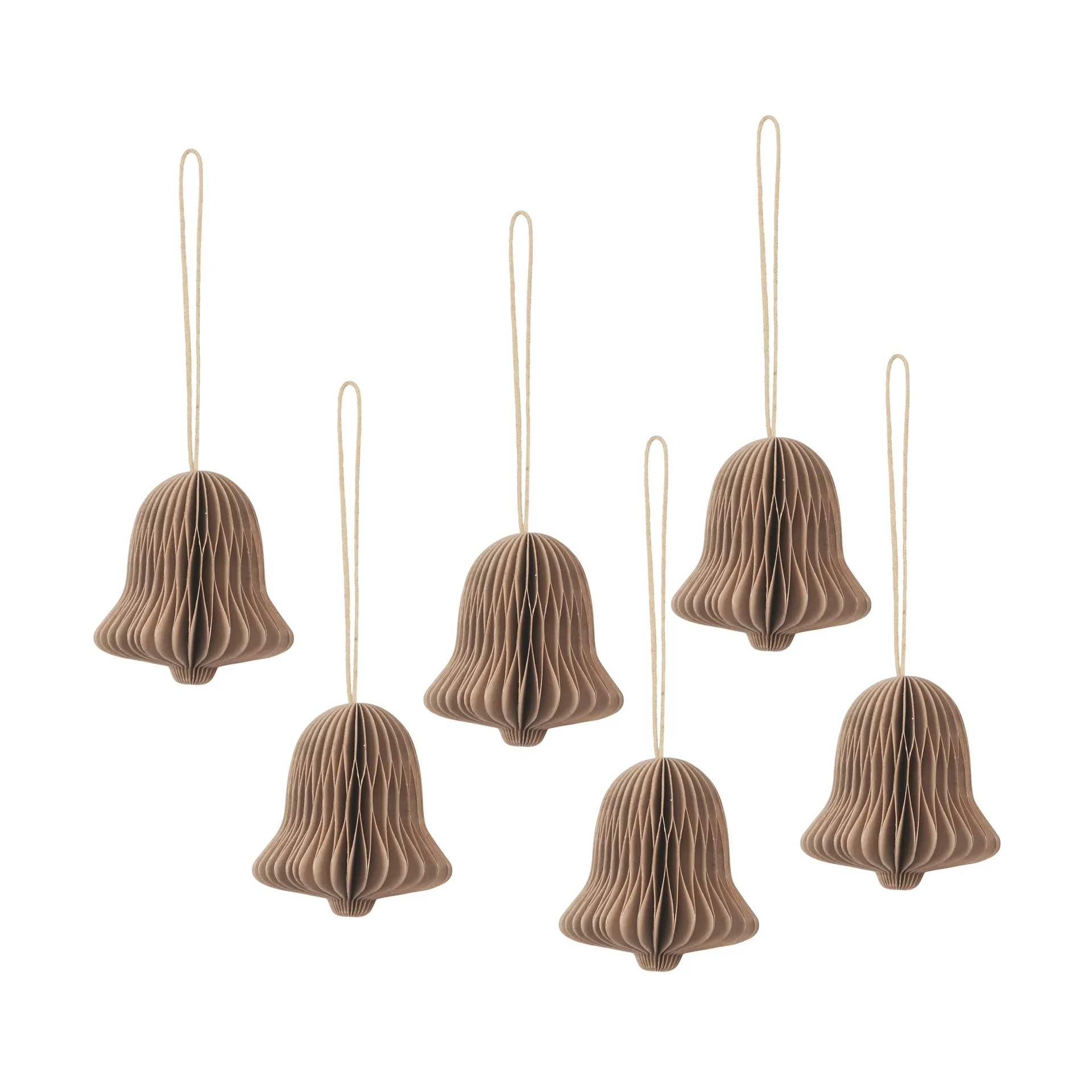 Suspension cloche de Noël Chime, Natural brown Broste Copenhagen