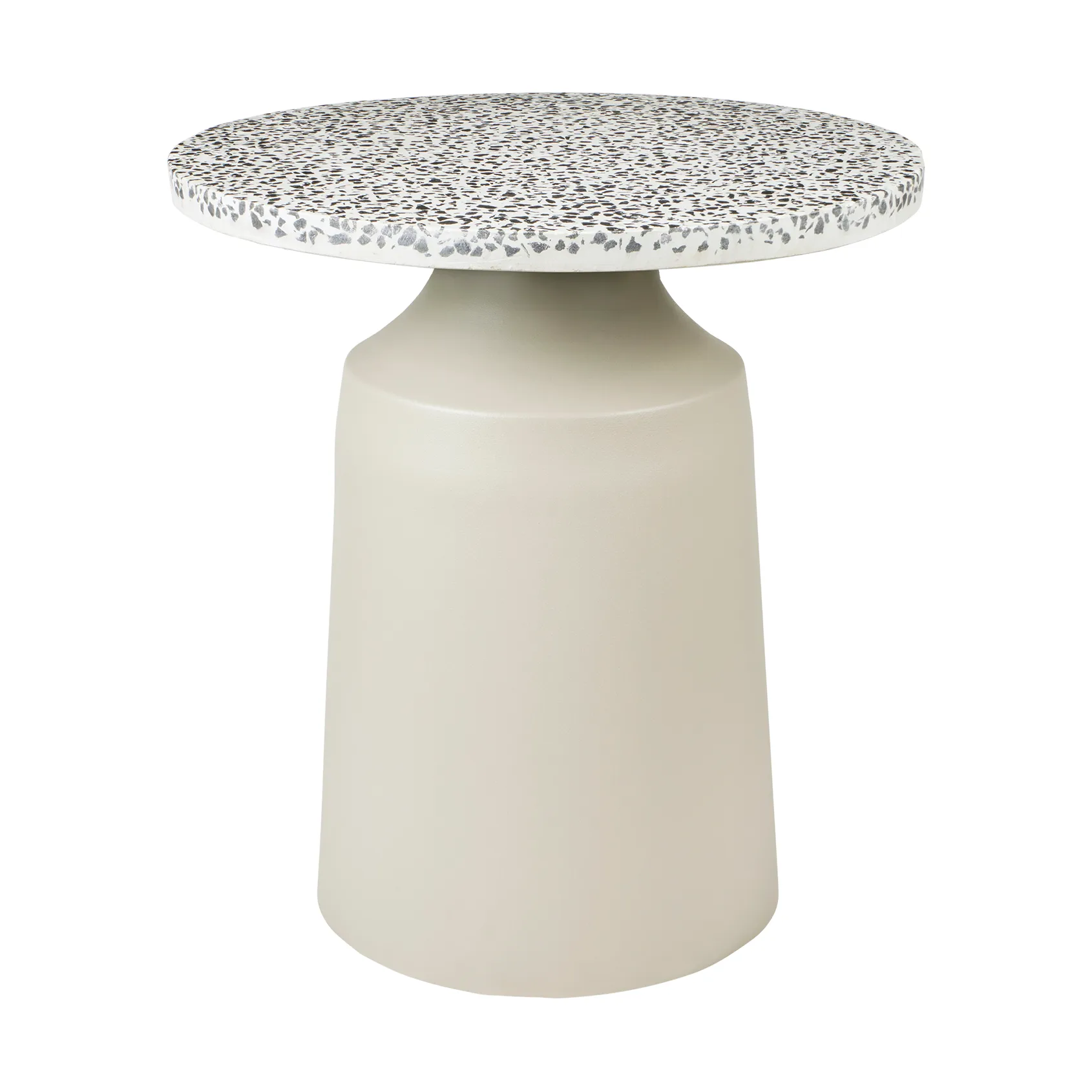 Table d'appoint Agari Ø45x45 cm, Rainy day grey-black Broste Copenhagen