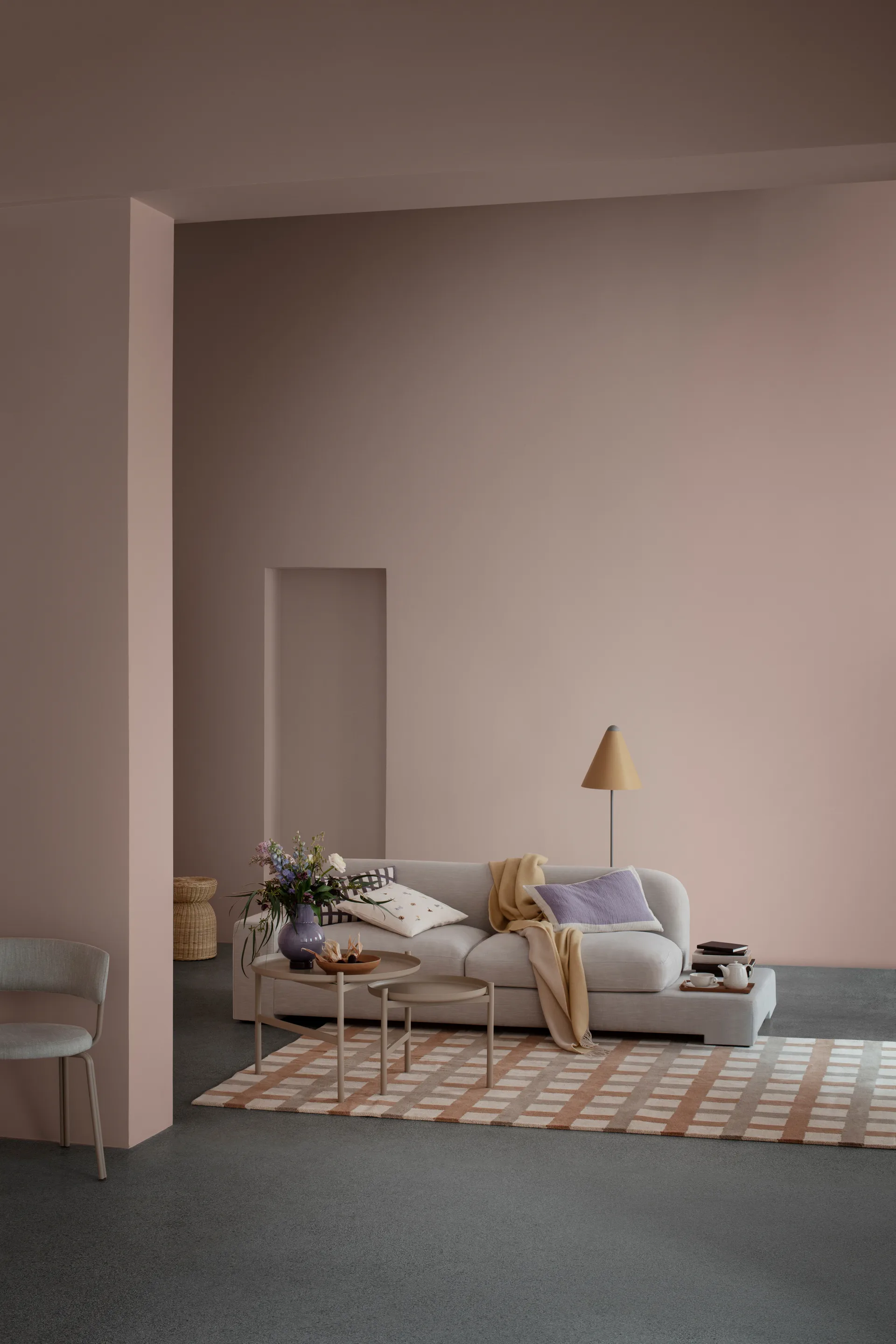 Table d'appoint Turner table Ø70 cm, Grey Broste Copenhagen