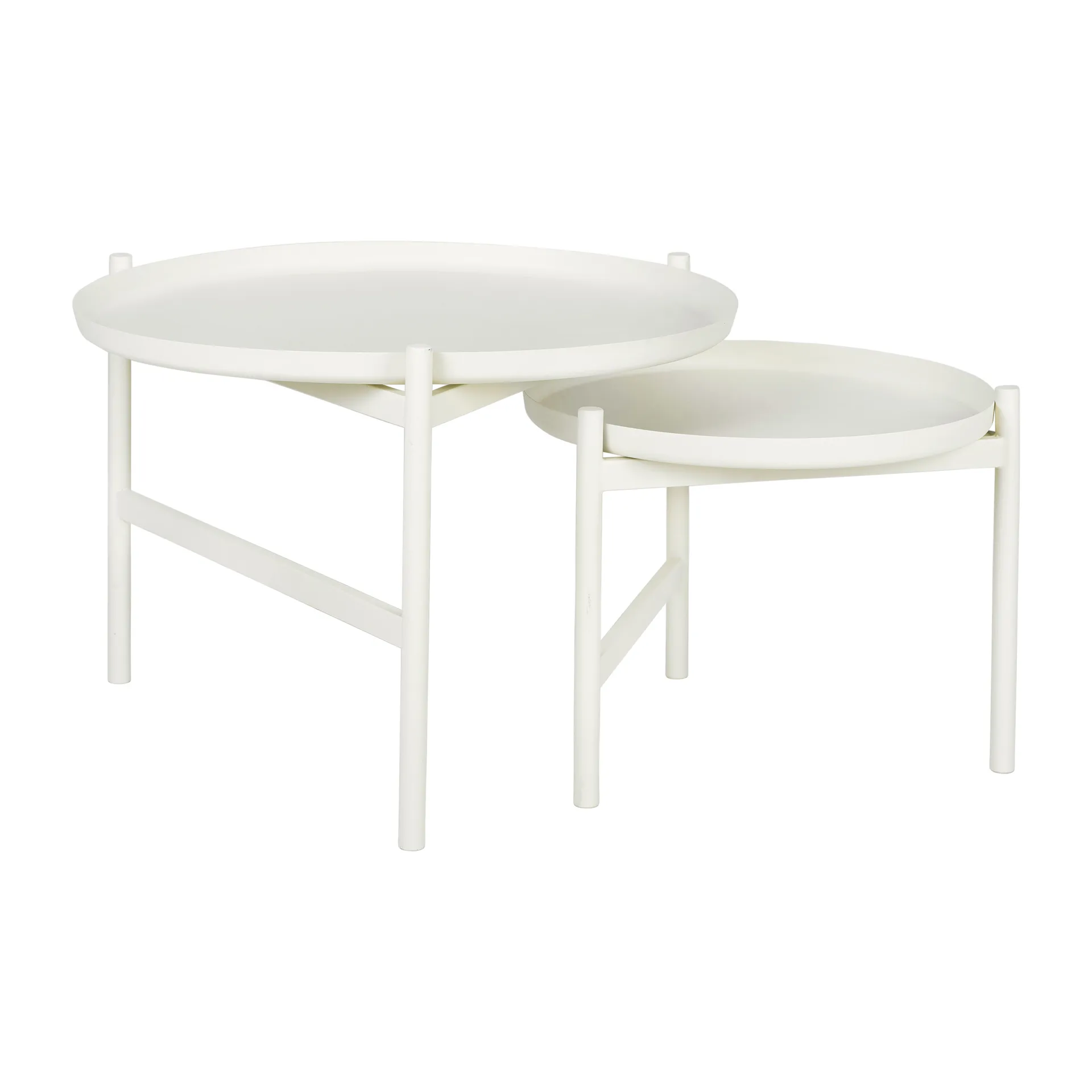 Table d'appoint Turner table Ø70 cm, White Broste Copenhagen