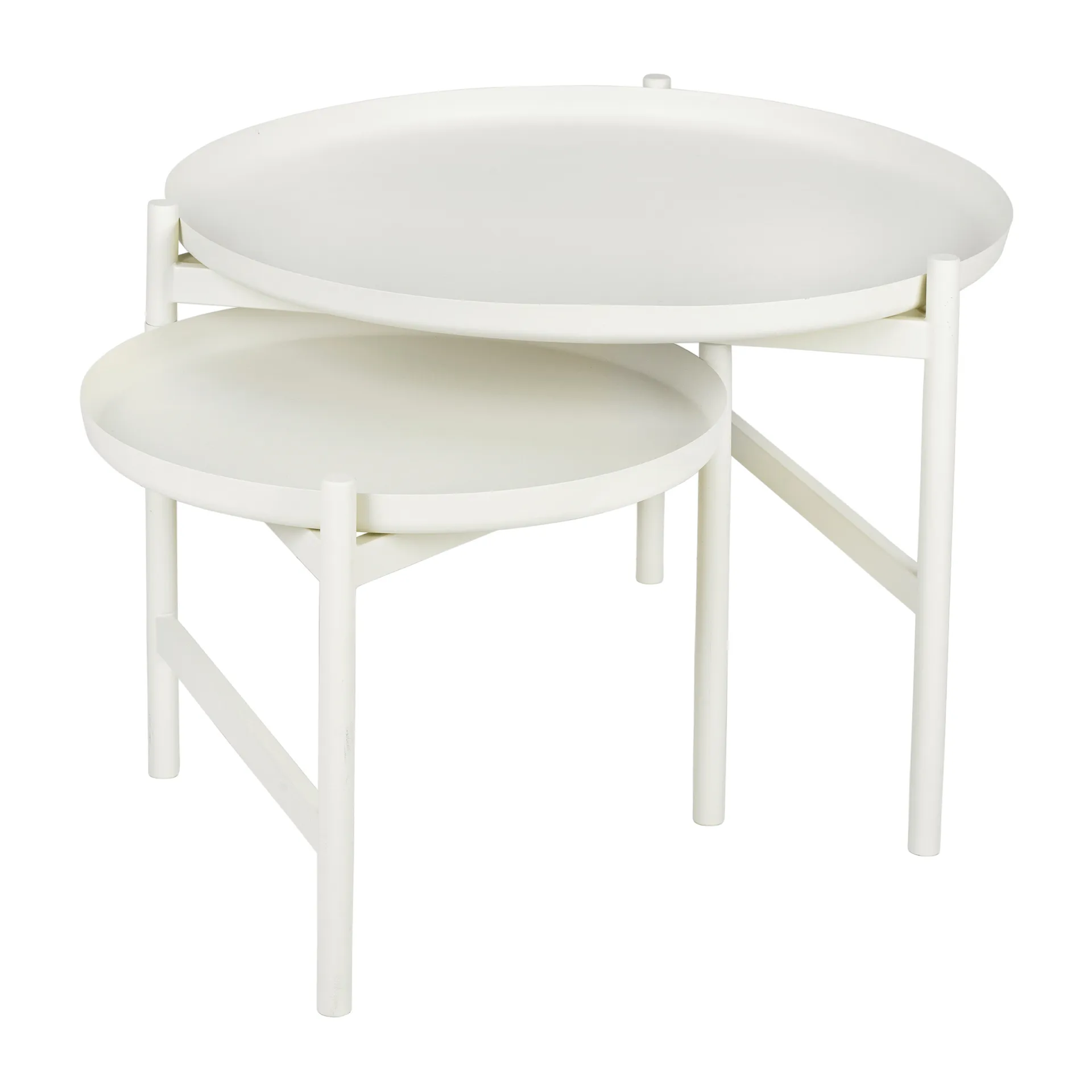 Table d'appoint Turner table Ø70 cm, White Broste Copenhagen