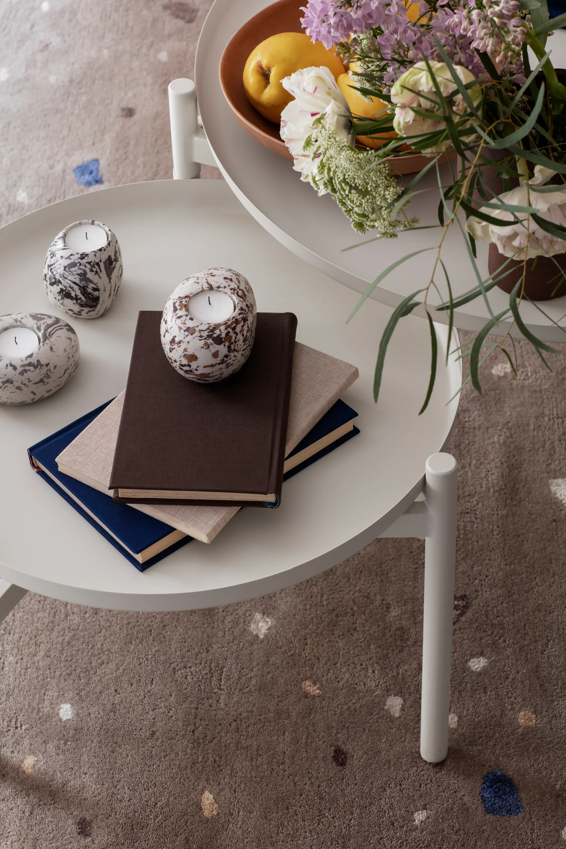 Table d'appoint Turner table Ø70 cm, White Broste Copenhagen