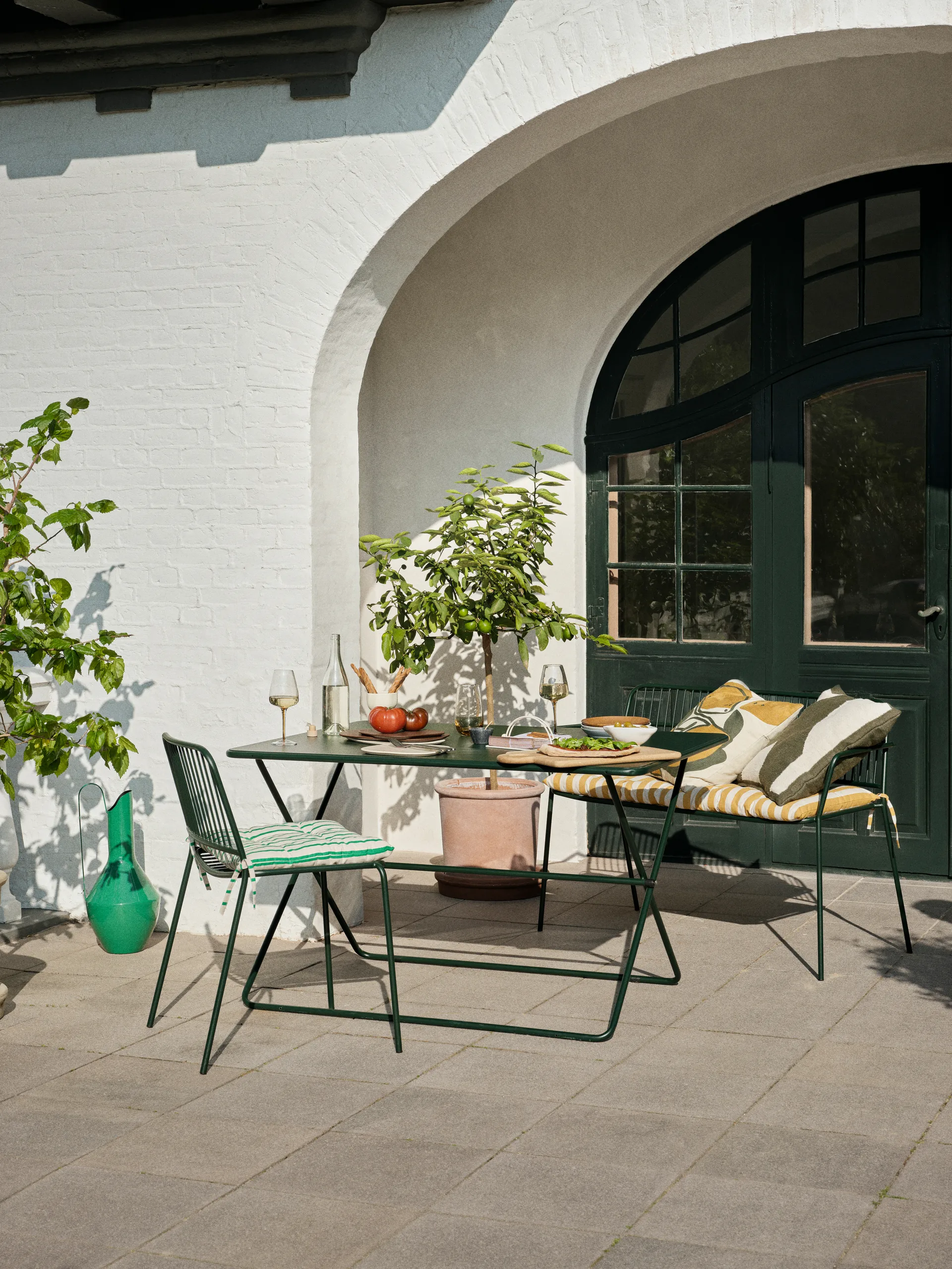 Table Eden 120x70x74 cm, Forest green Broste Copenhagen