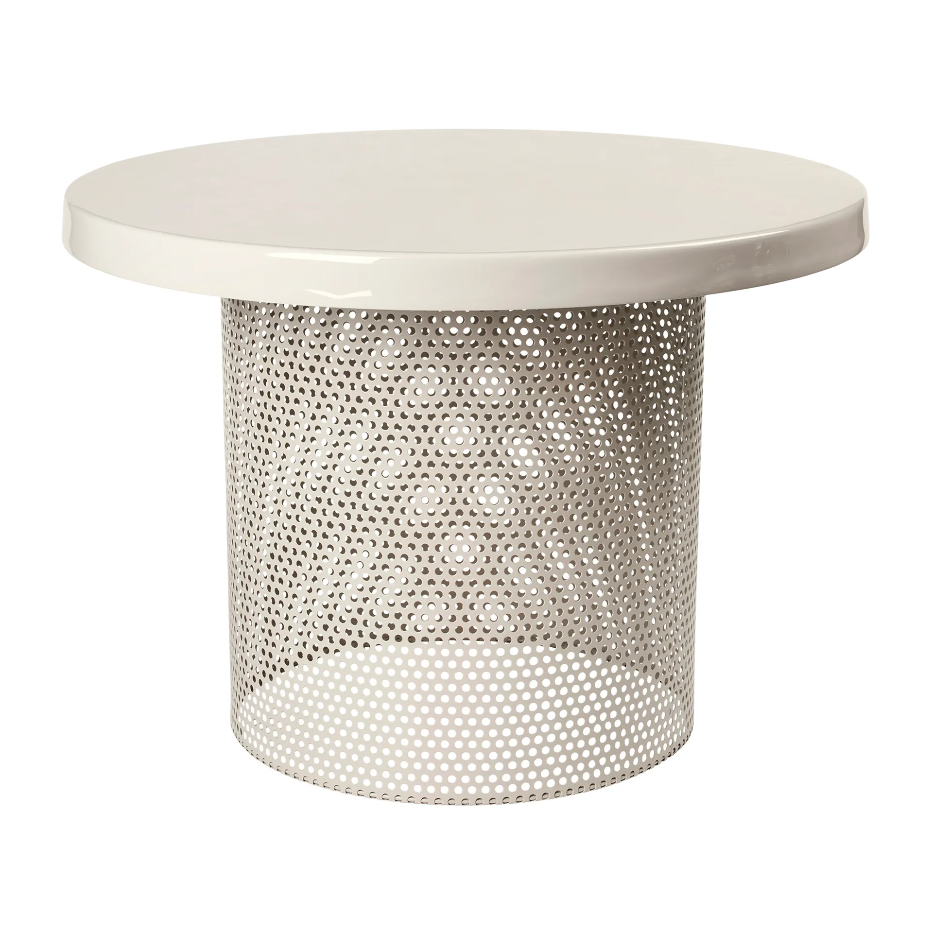 Table Tulina Ø50x36 cm, Off white Broste Copenhagen