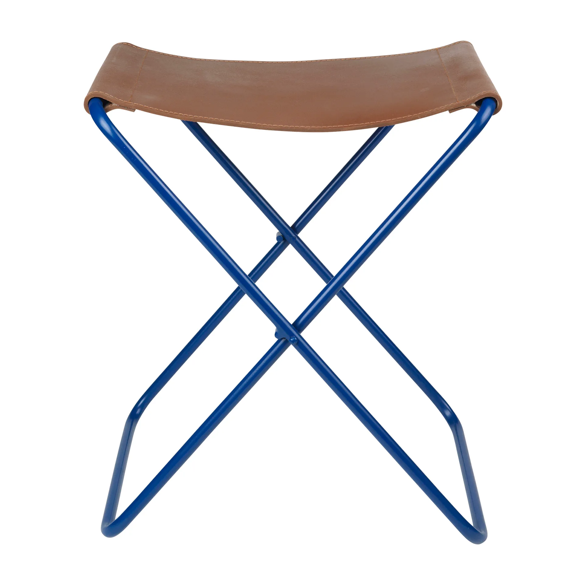 Tabouret Nola cuir, Intense blue Broste Copenhagen