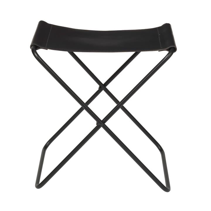 Tabouret Nola cuir - noir, 45 cm - Broste Copenhagen