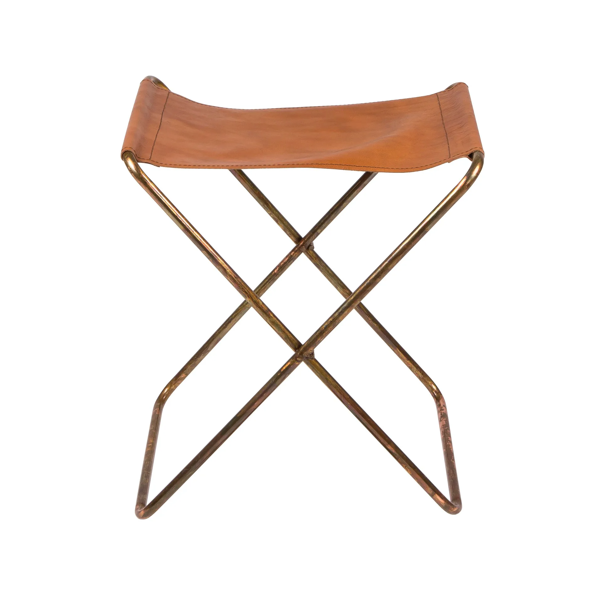 Tabouret Nola cuir, petit, 45 cm Broste Copenhagen