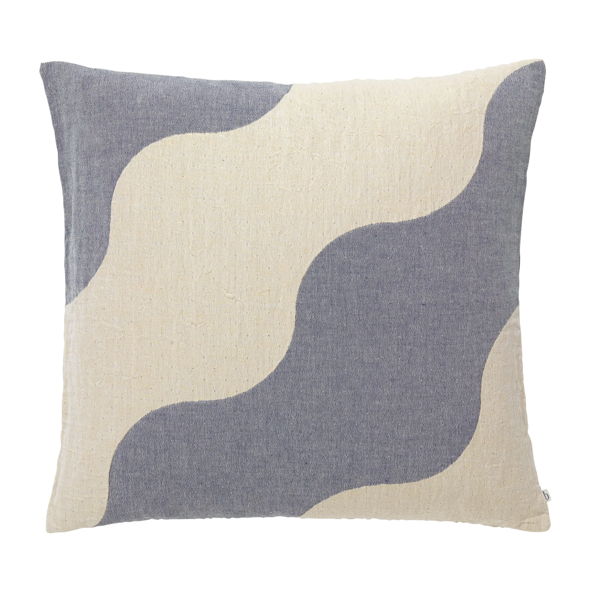 Taie d'oreiller Tide 50x50 cm, Maritime bleu Broste Copenhagen