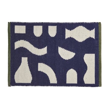 Tapis de porte Ceres 50x70 cm - Recycled pet blue - Broste Copenhagen